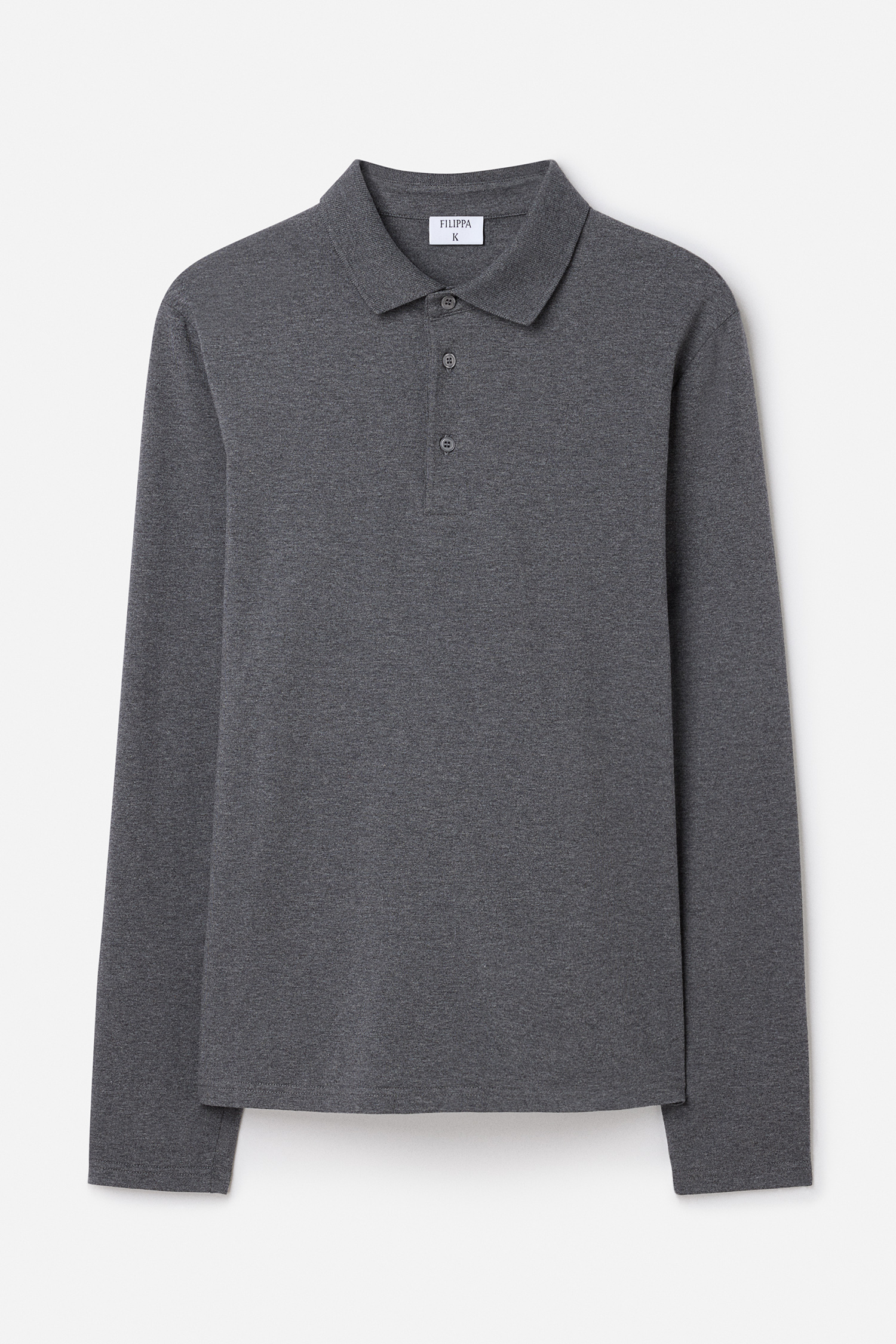 Filippa K Luke Stretch Polo Shirt In Gray