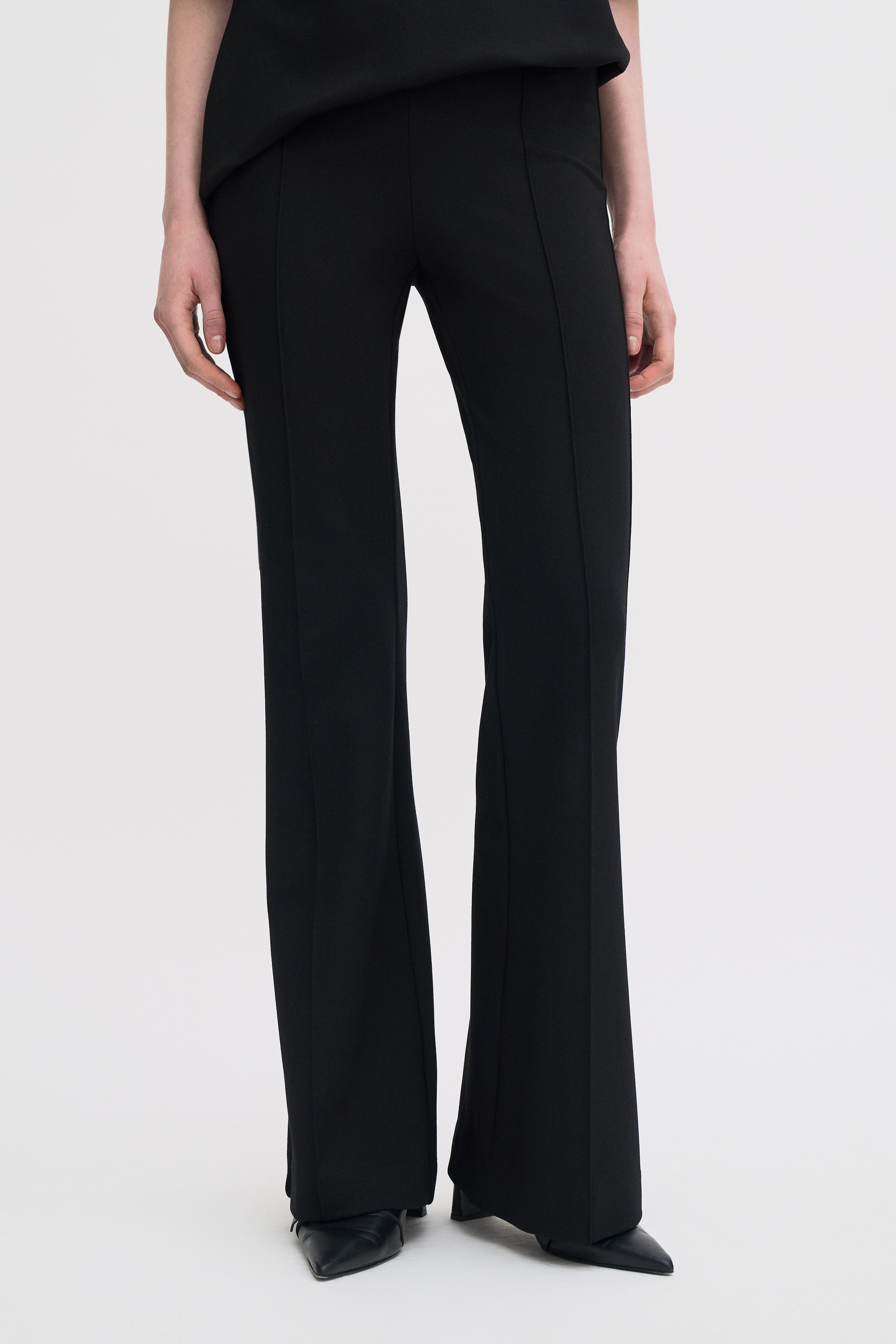 Filippa K Fiona Flare Trousers In Black