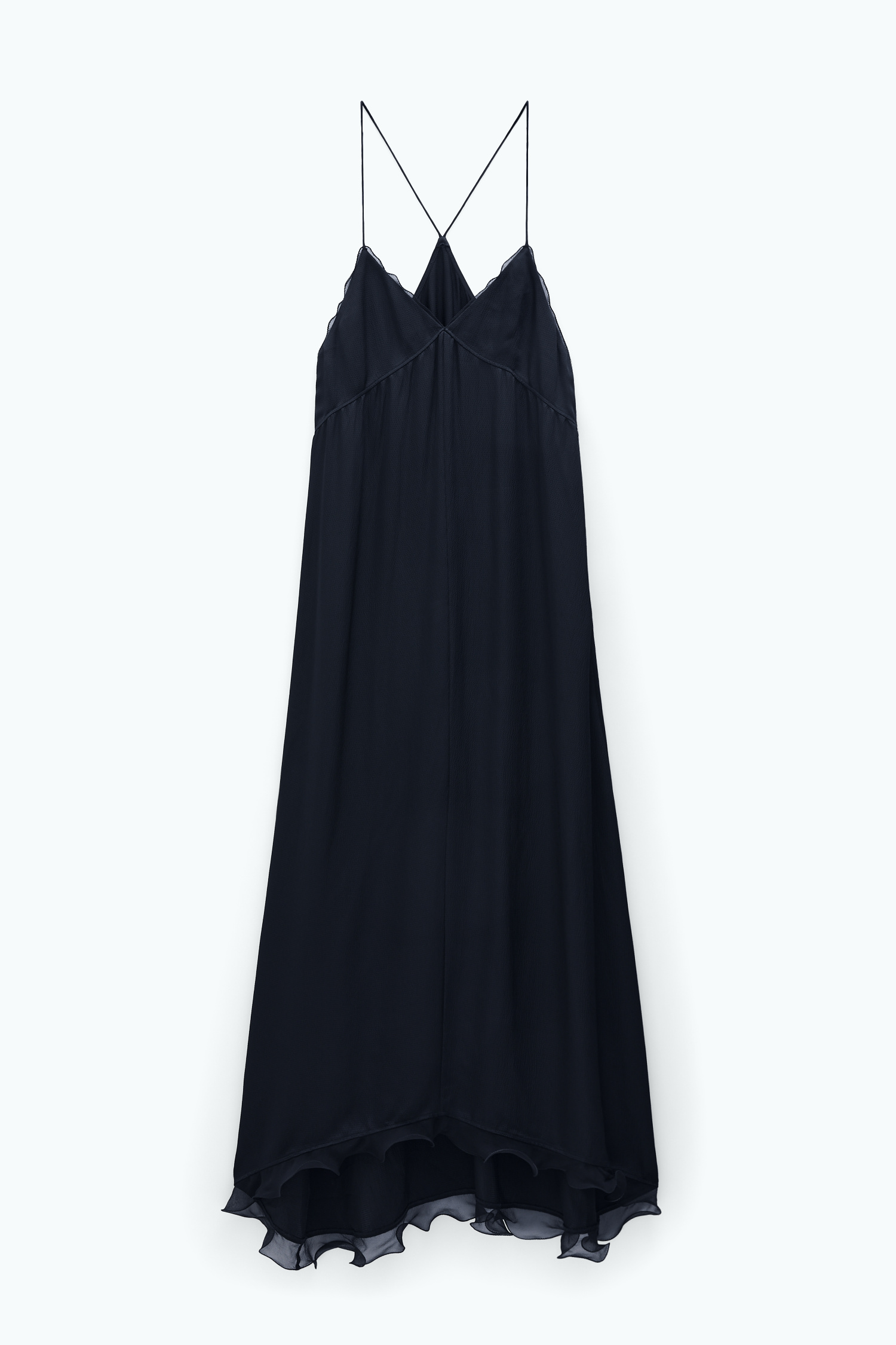 Shop Filippa K Structure Frill Dress In Black