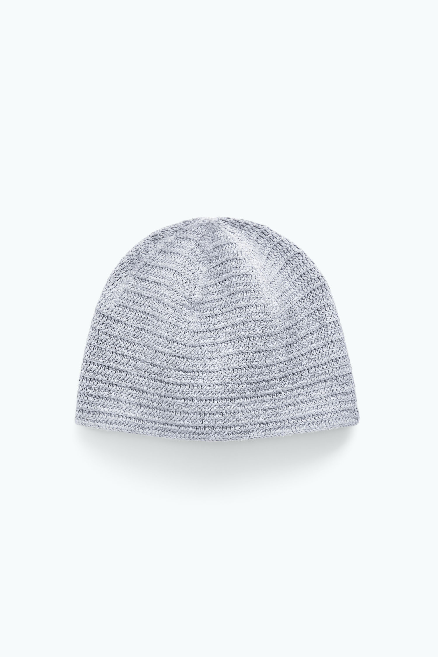 Shop Filippa K Crochet Hat In Grey