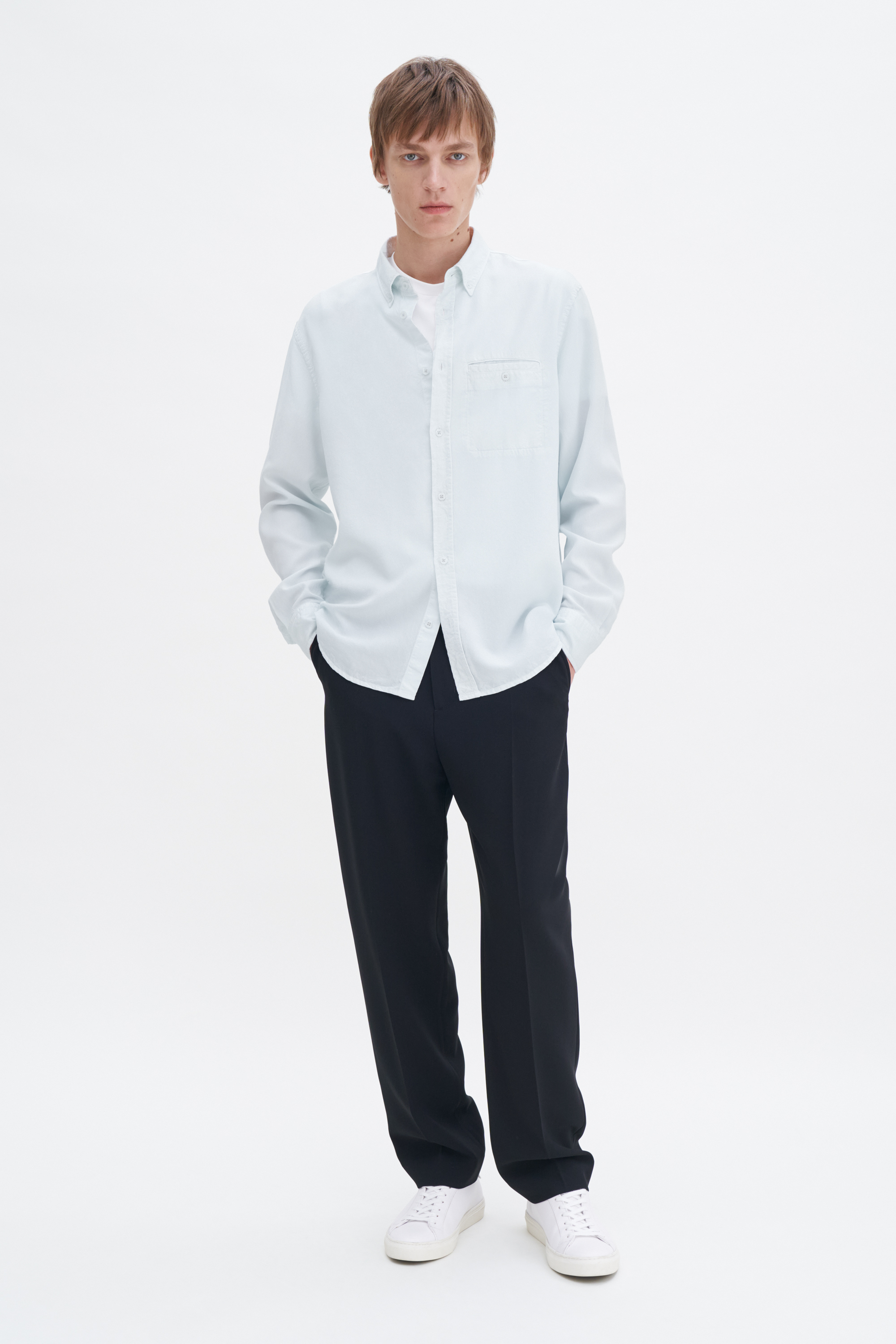 Filippa K Zachary Shirt In Blue