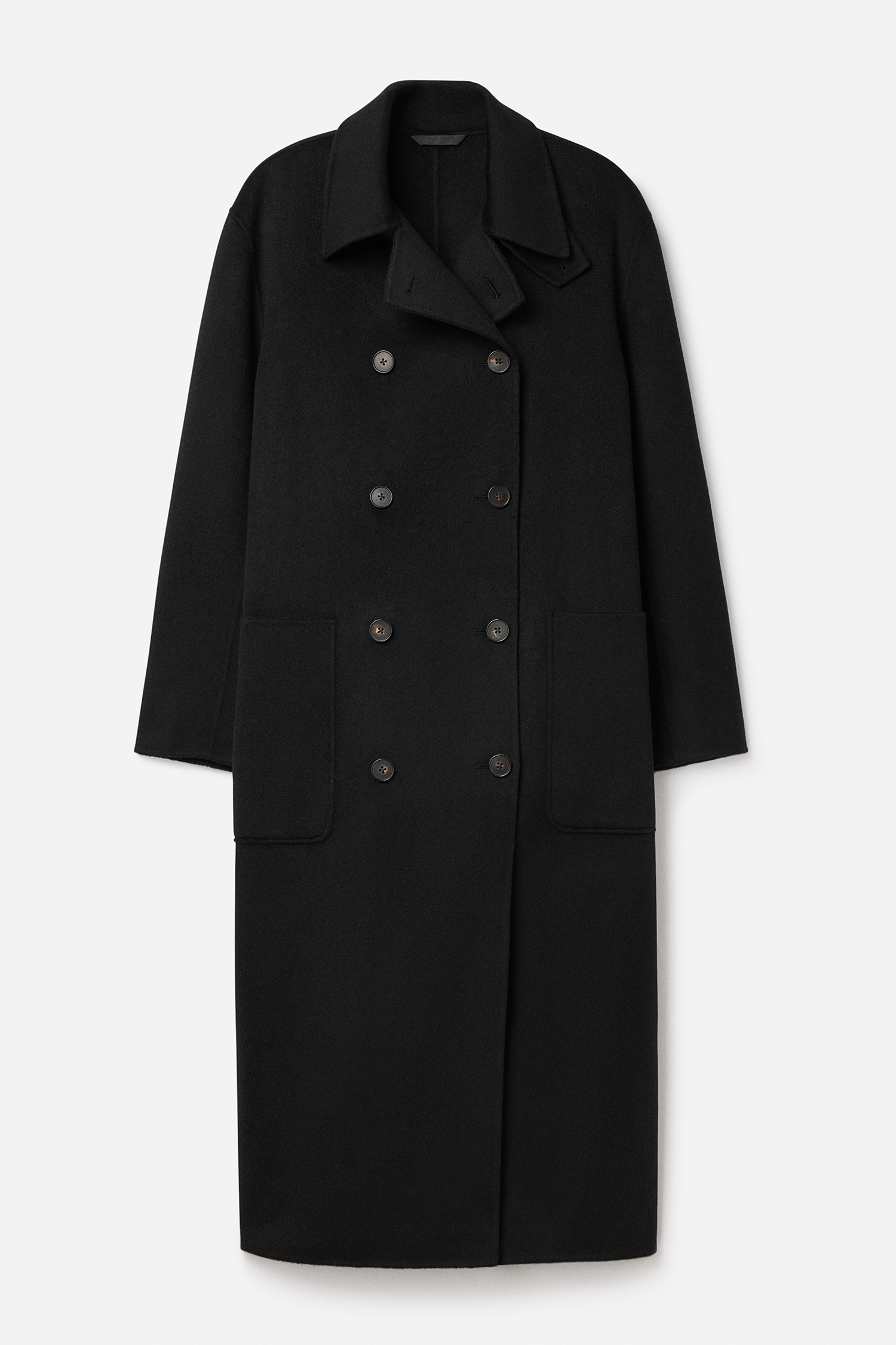 Filippa K Amelia Doublé Coat In Black