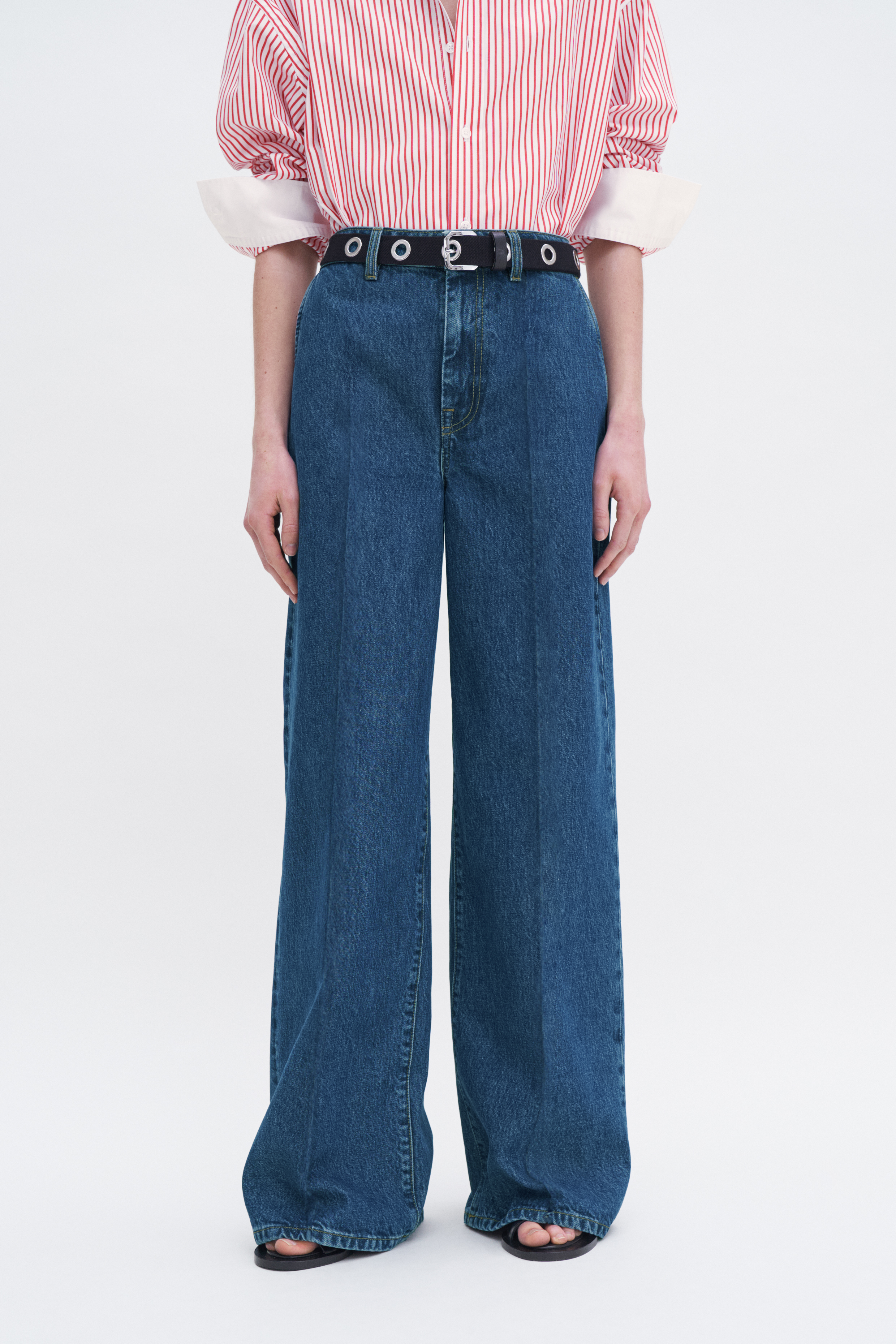 Filippa K Wide Leg Jean In Blue