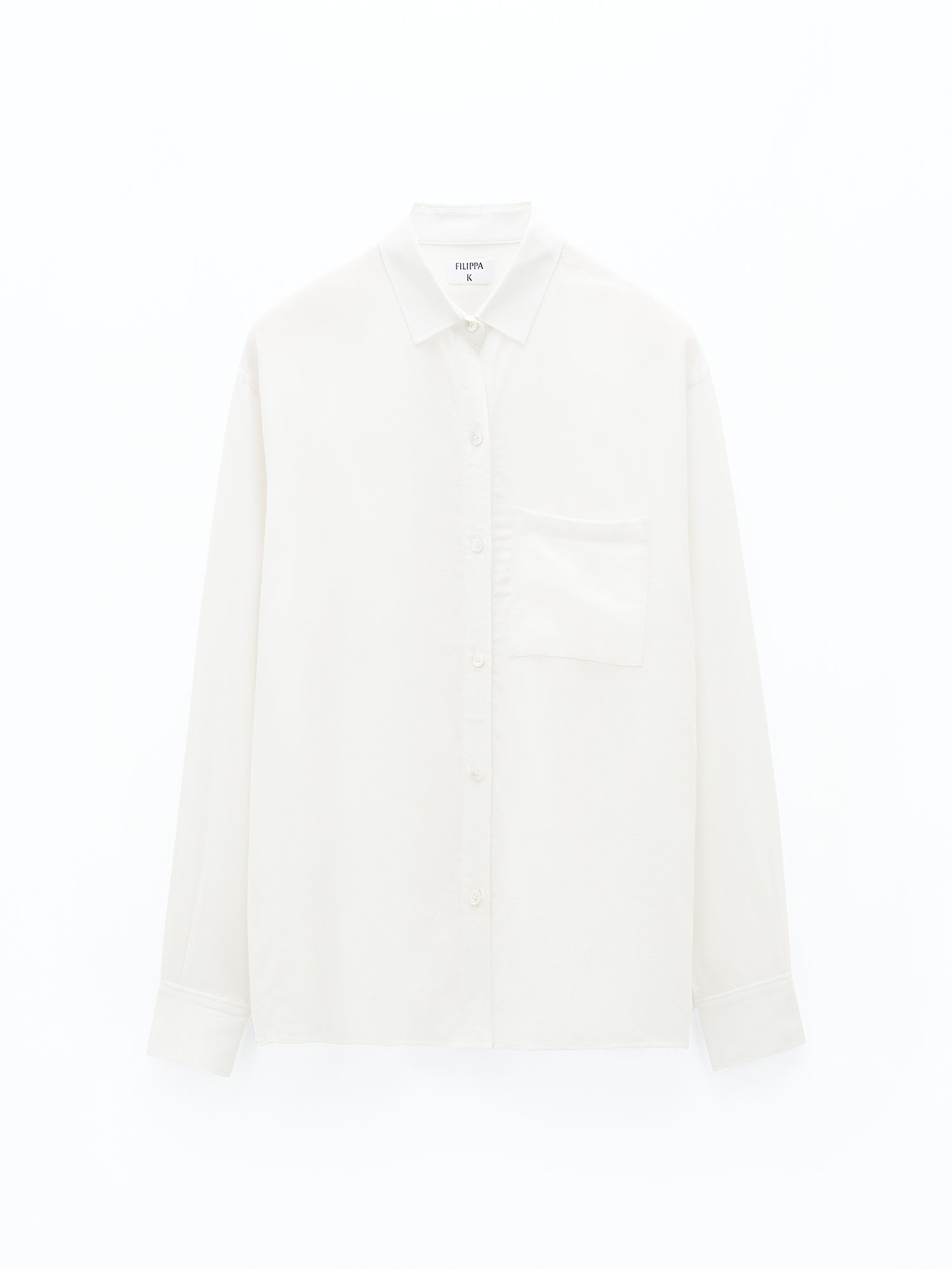 Filippa K Silk Shirt In White