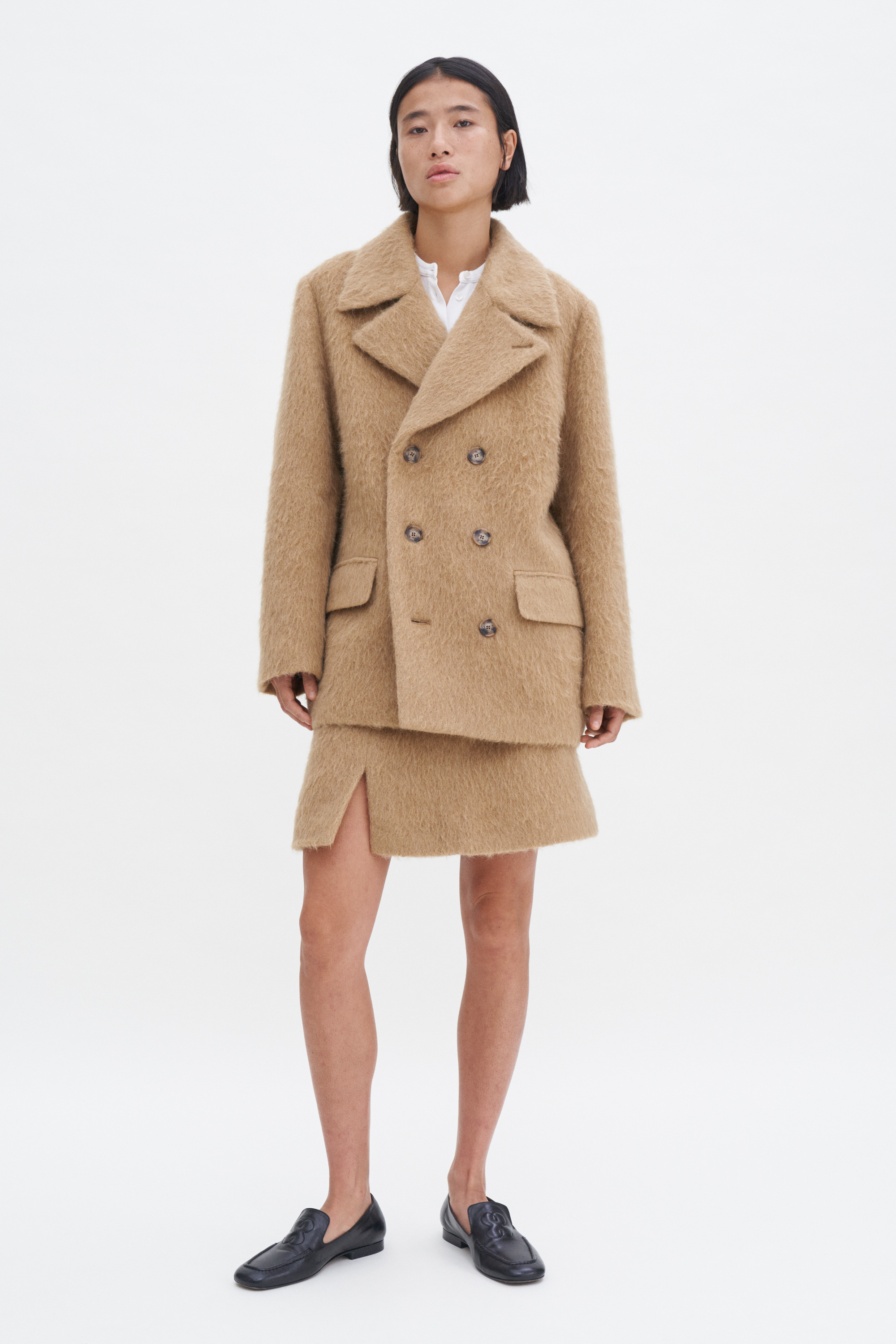 FILIPPA K HAIRY WOOL BLEND JACKET