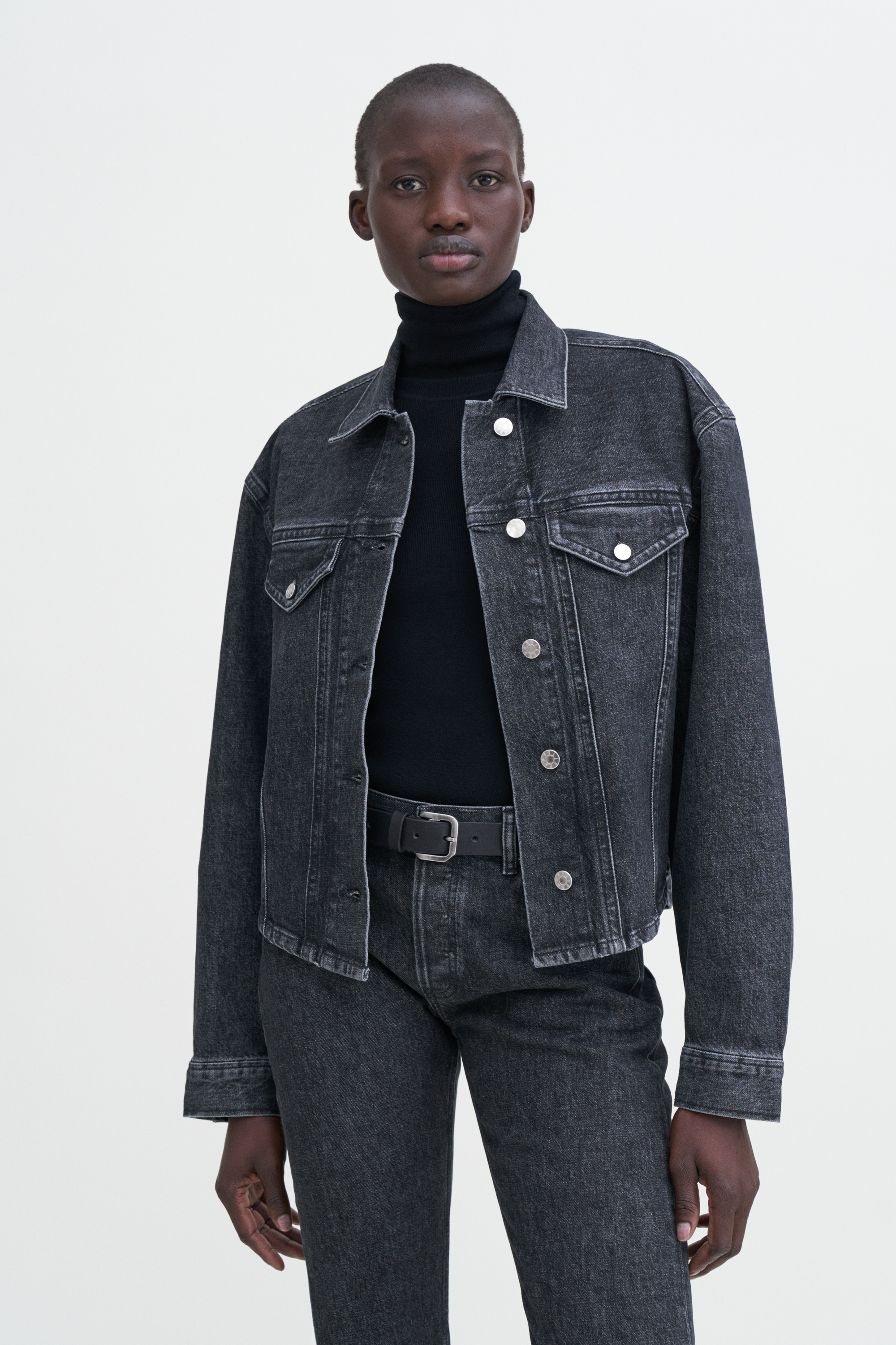 Filippa K Denim Shirt In Black