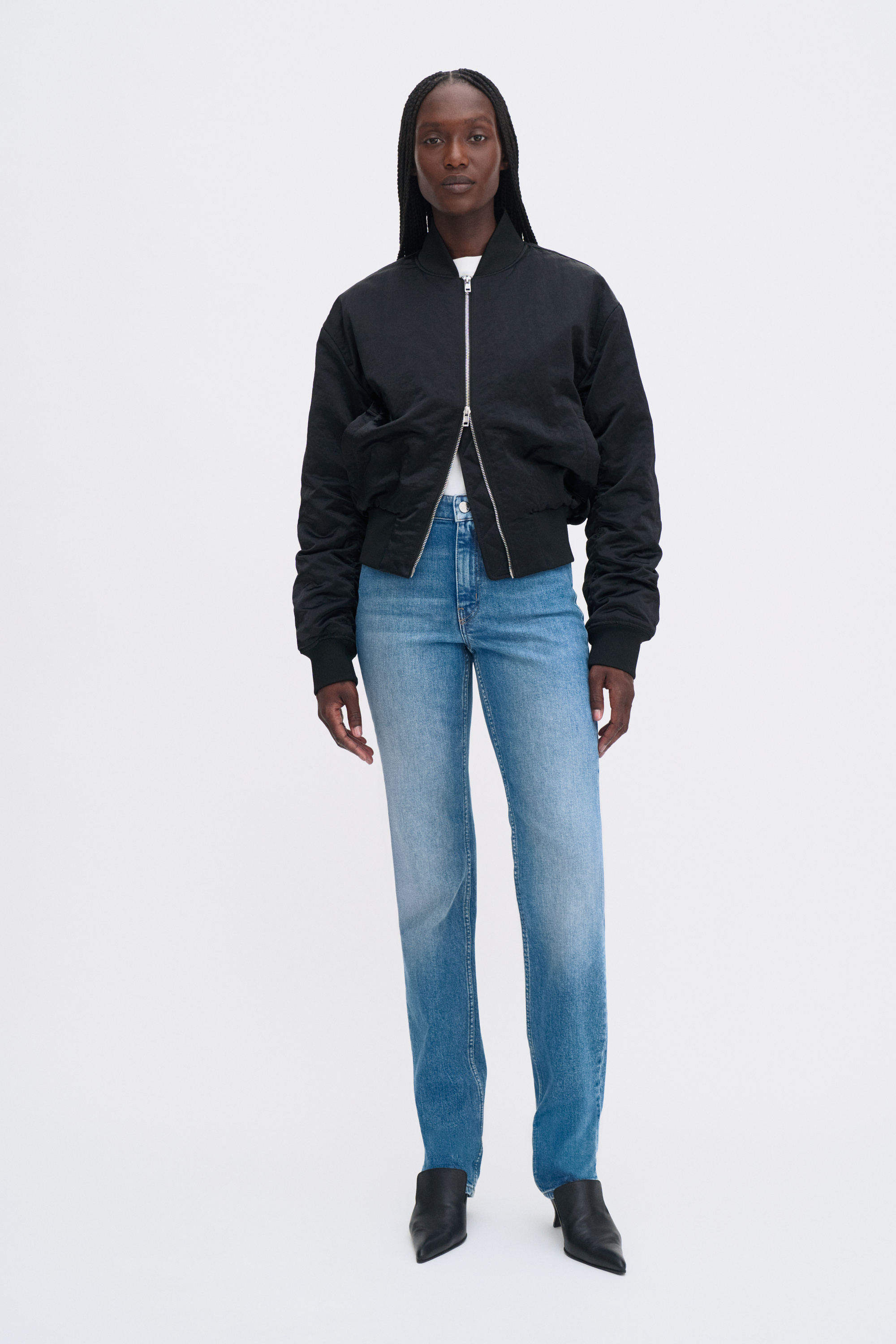 Filippa K Slim Straight Jeans In Blue