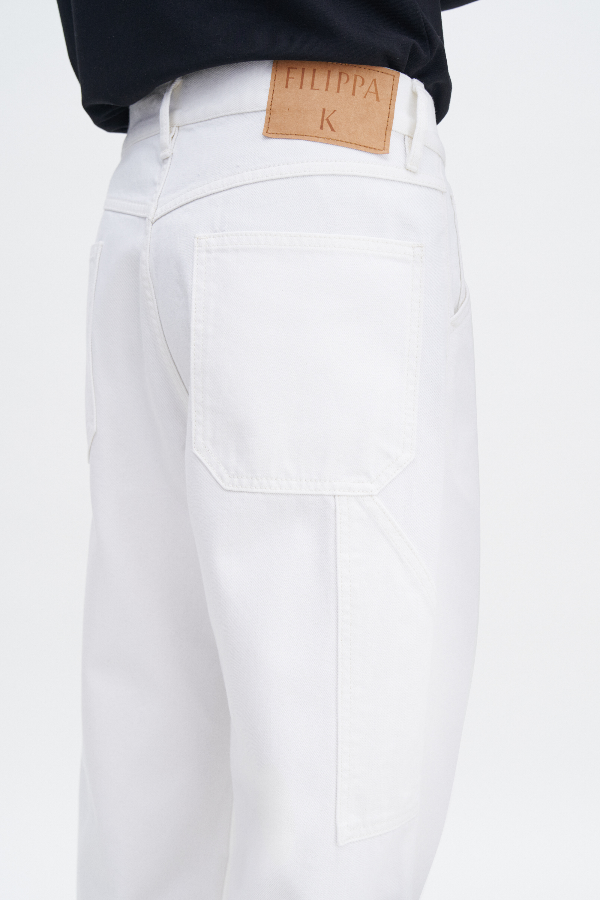Filippa K Straight-leg Tailored Trousers In White