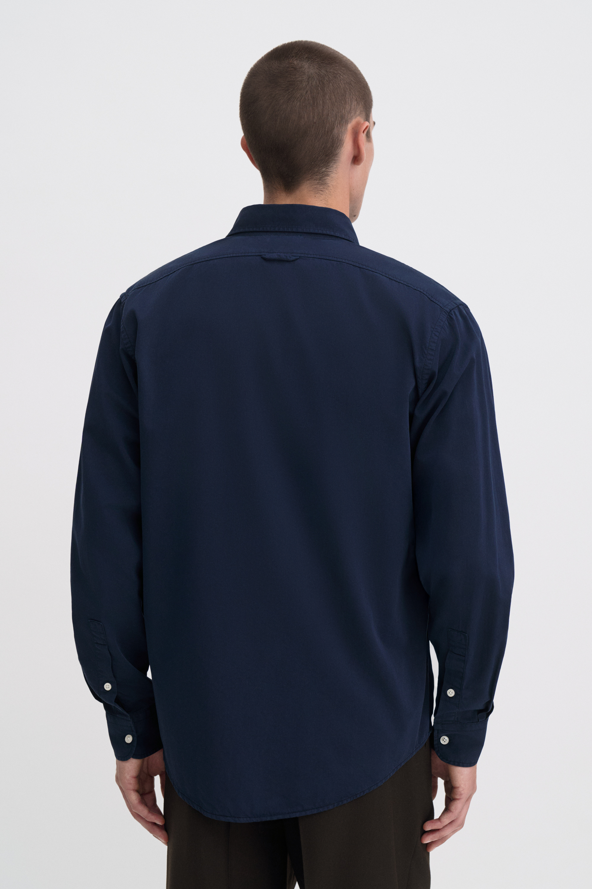 Filippa K Tailored Button Down Shirt In Blue