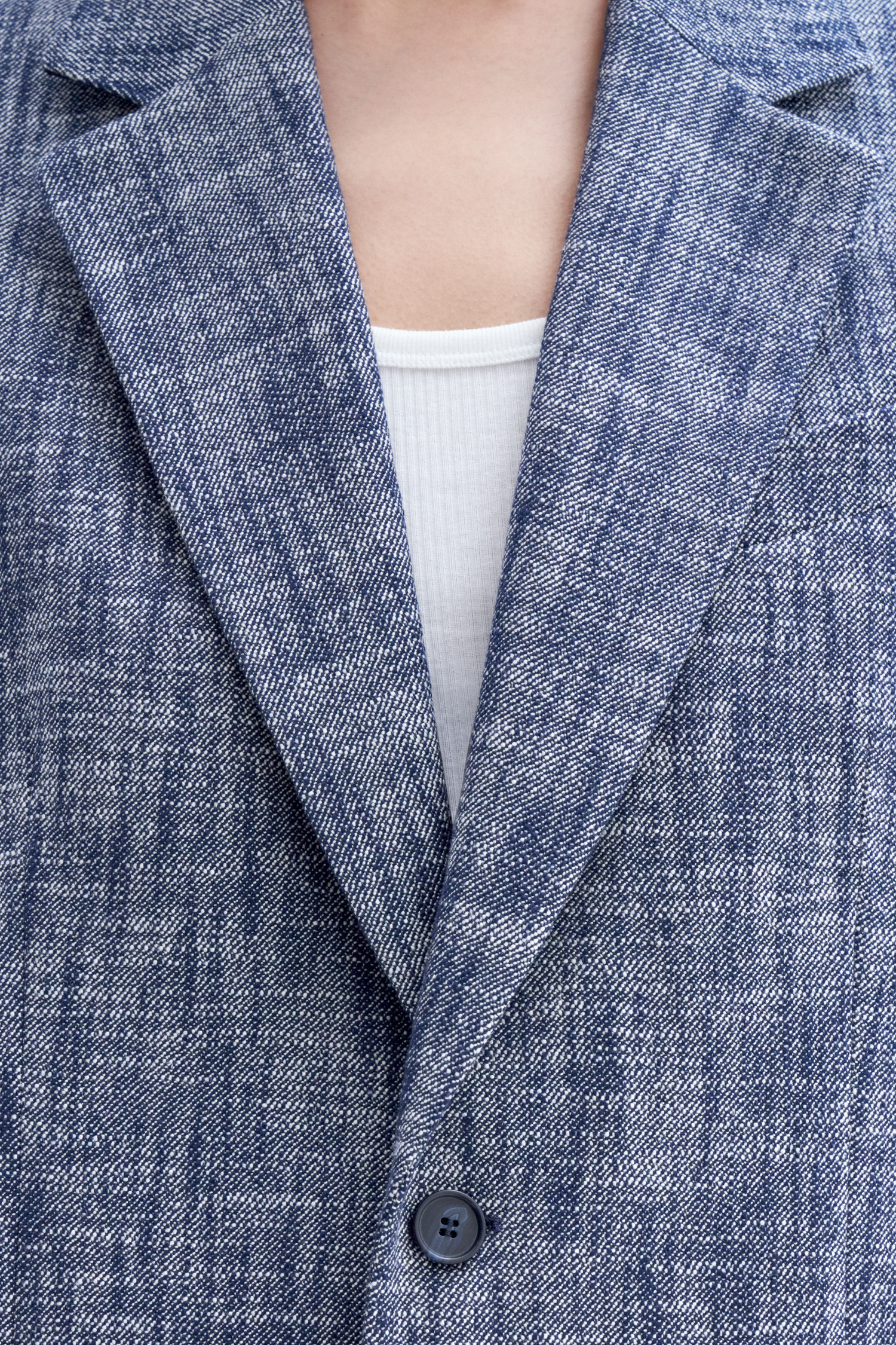 Shop Filippa K Davina Textured Blazer In Blue