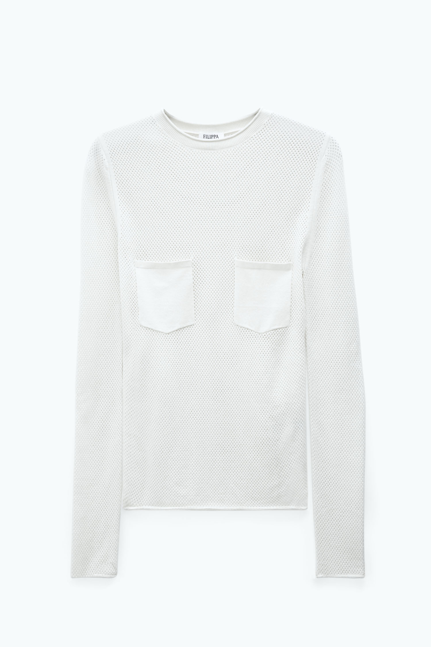 Shop Filippa K Mesh Pocket Top In White