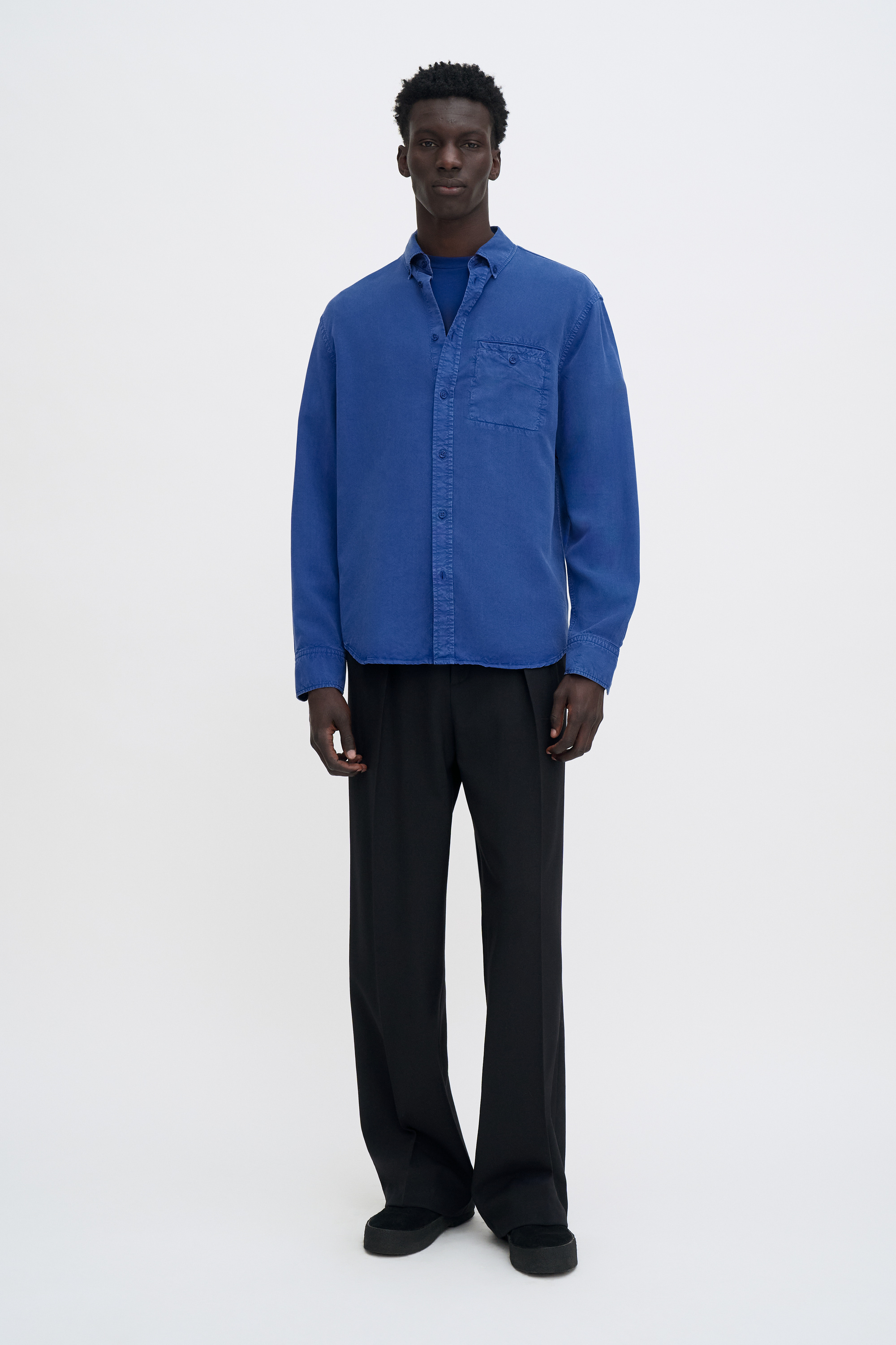 Filippa K Zachary Shirt In Blue