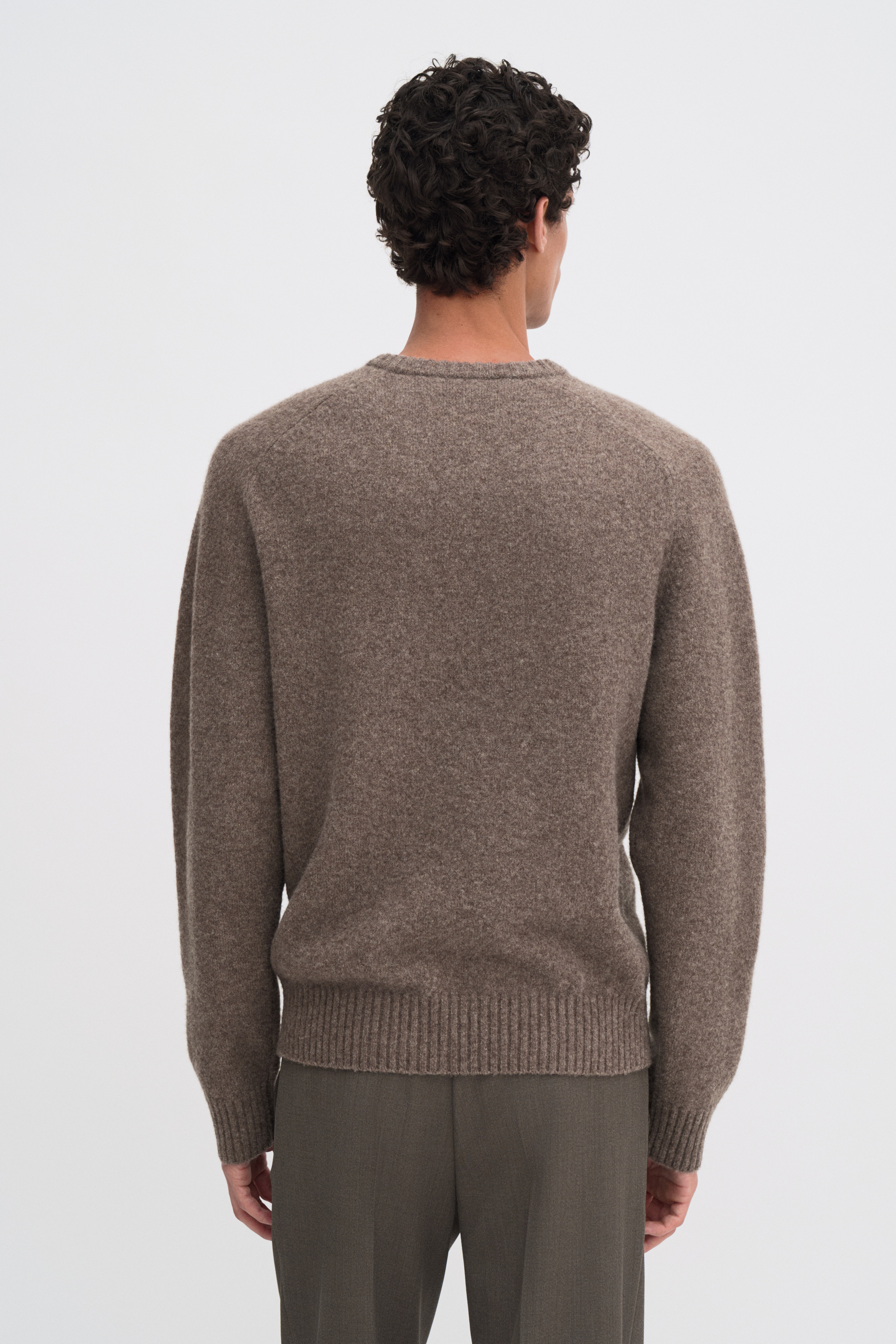 Filippa K Yak Wool V- Neck Sweater In Gray