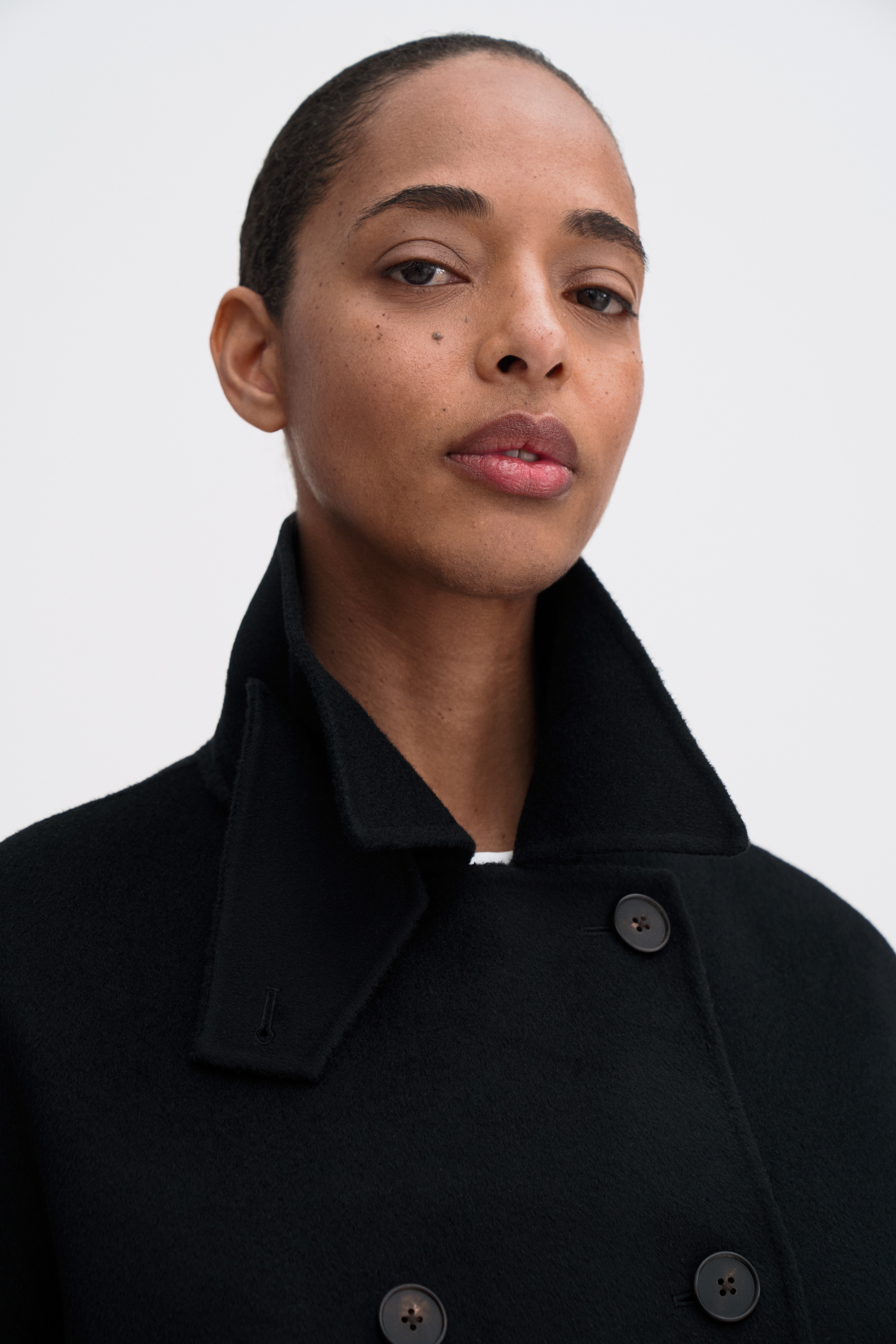Filippa K Amelia Doublé Coat In Black