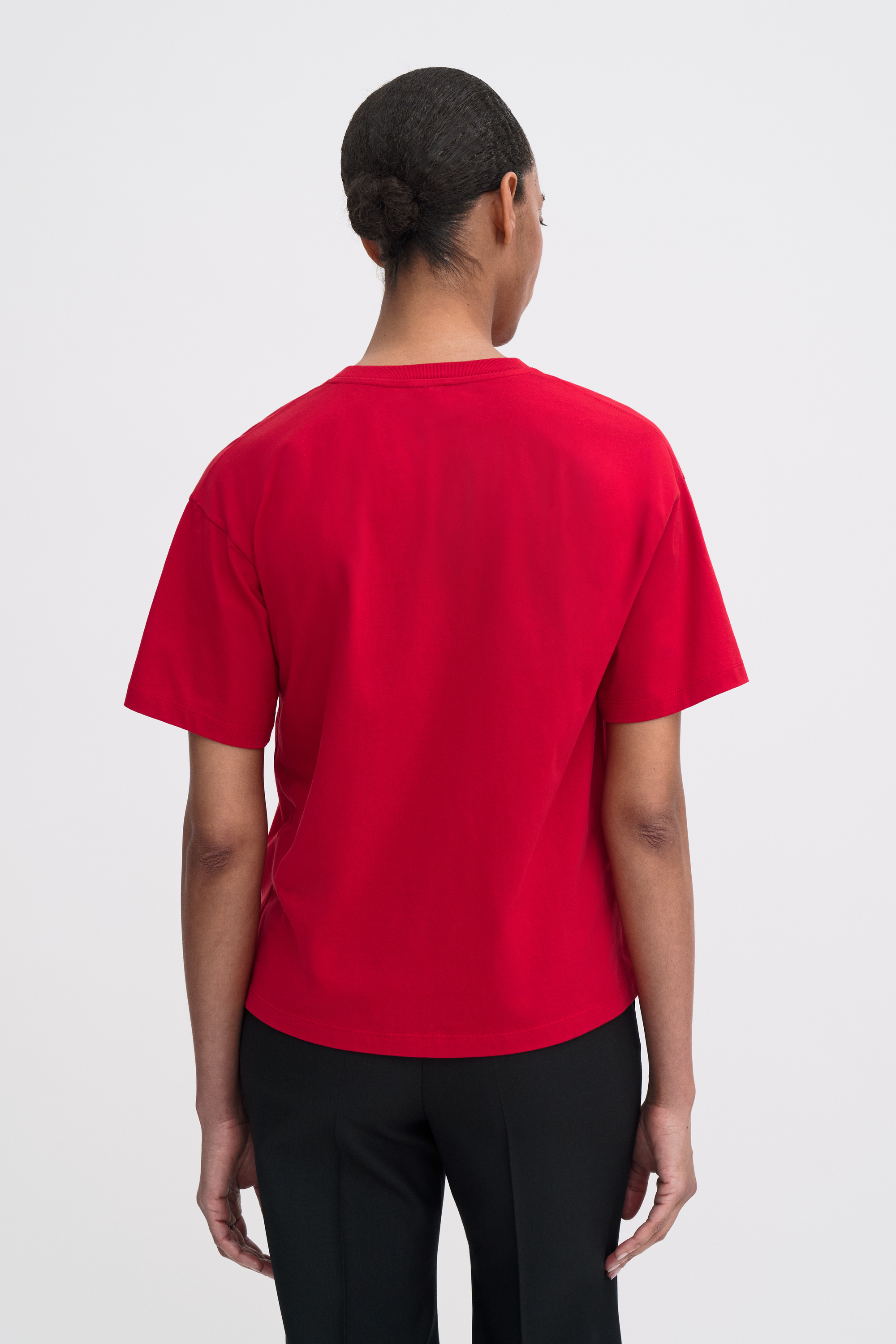 Filippa K Loose Fit Tee In Red
