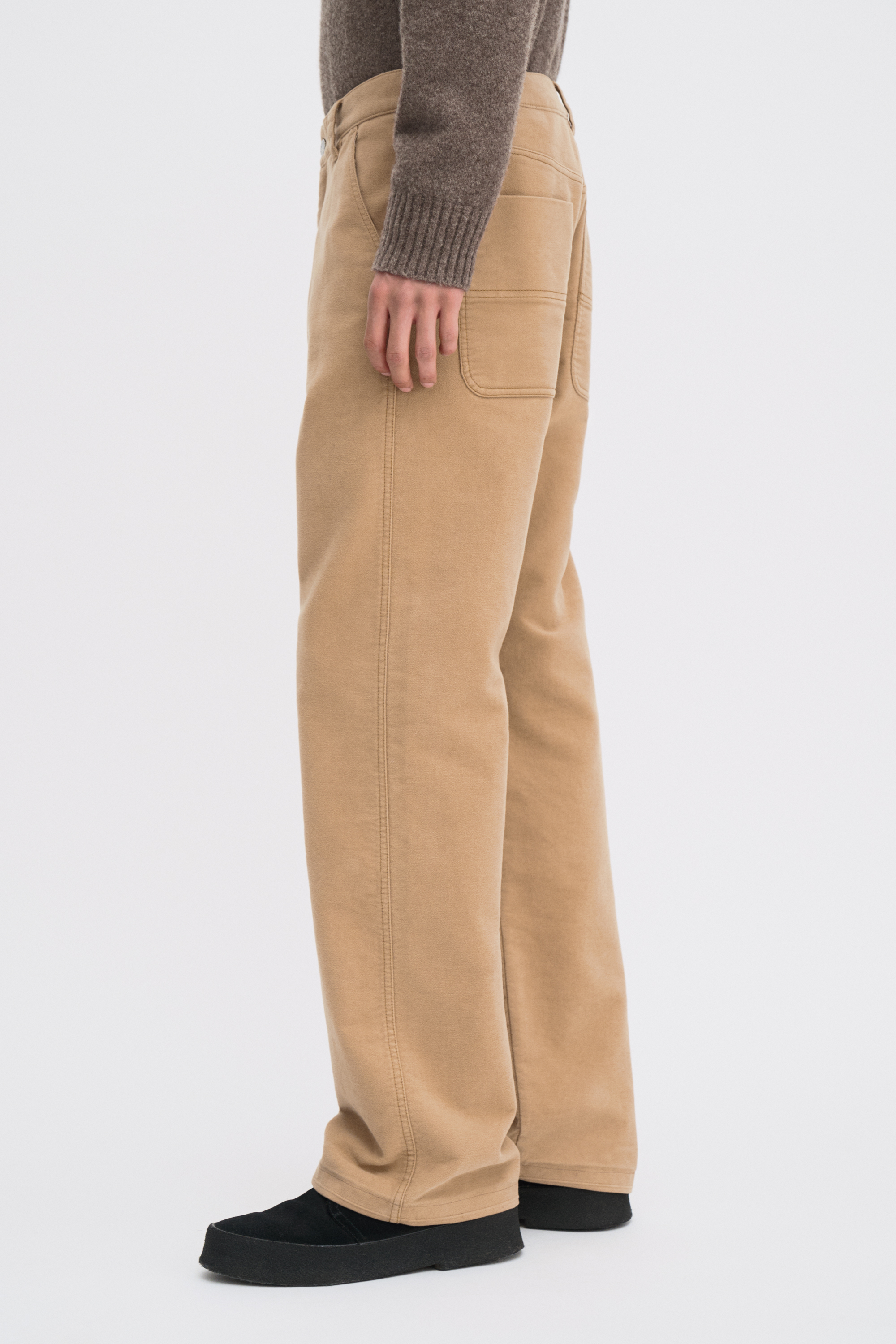 Filippa K Moleskin Carpenter Trousers In Brown
