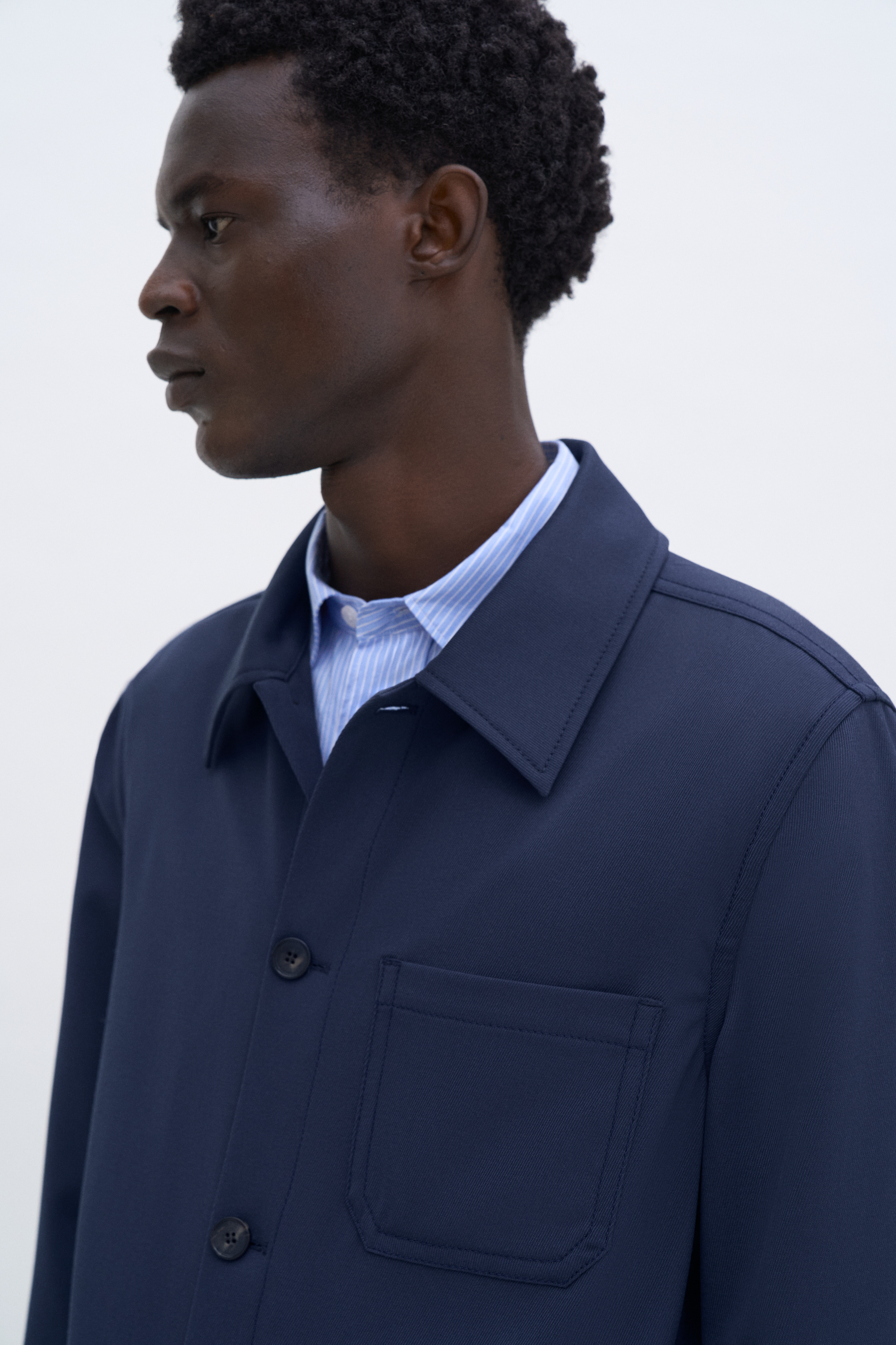 Filippa K Work Jacket In Blue