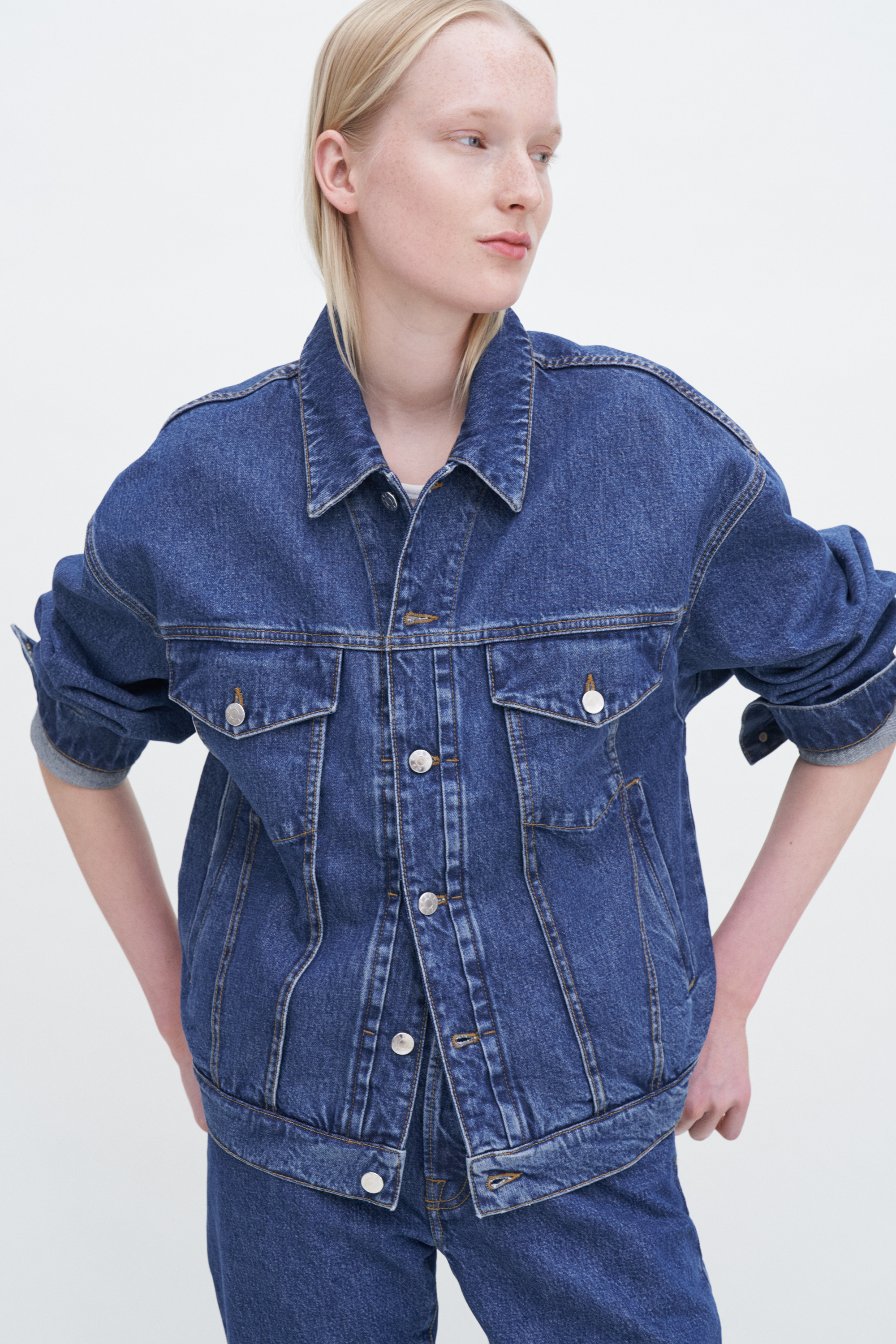 Filippa K Relaxed Jean Jacket In Blue