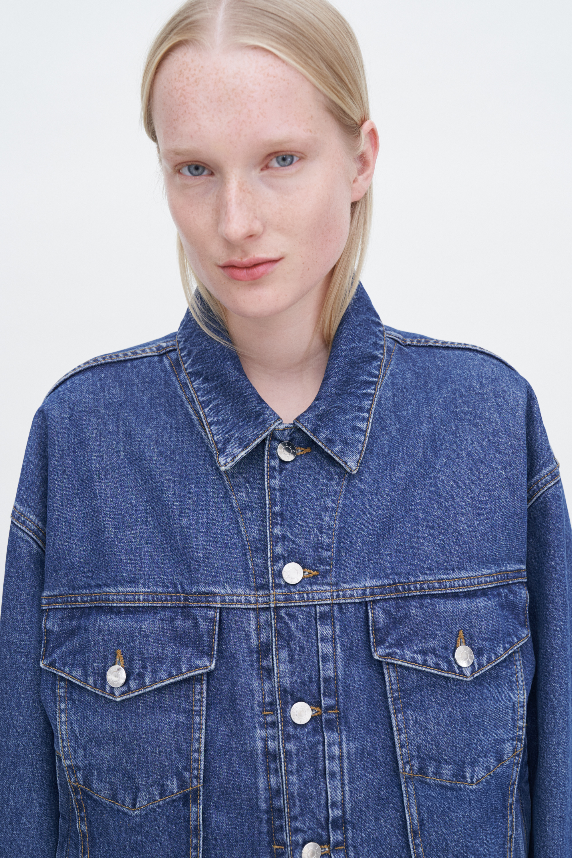 Filippa K Relaxed Jean Jacket In Blue