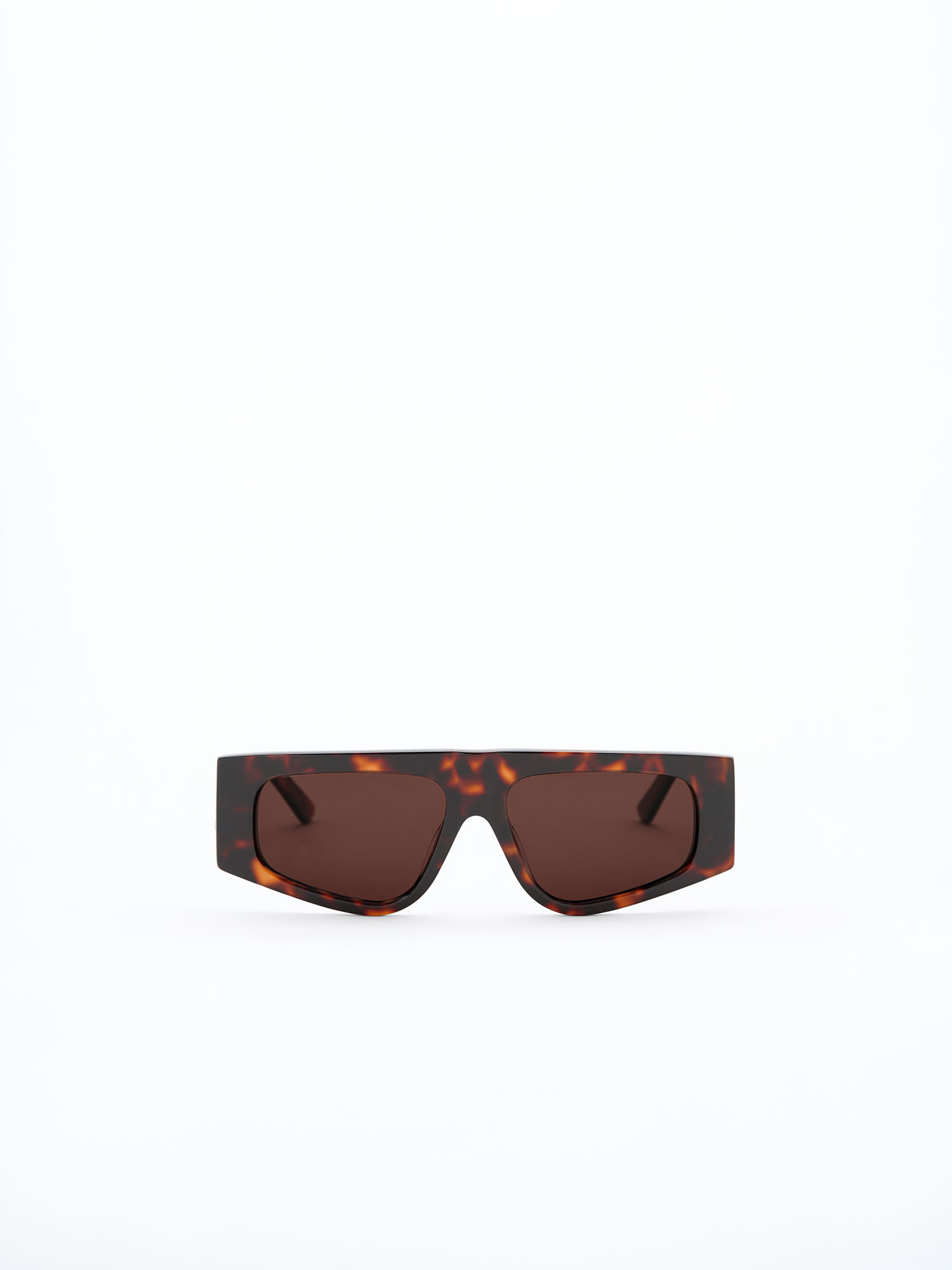 Filippa K Angled Acetate Sunglasses In Stripes,prints