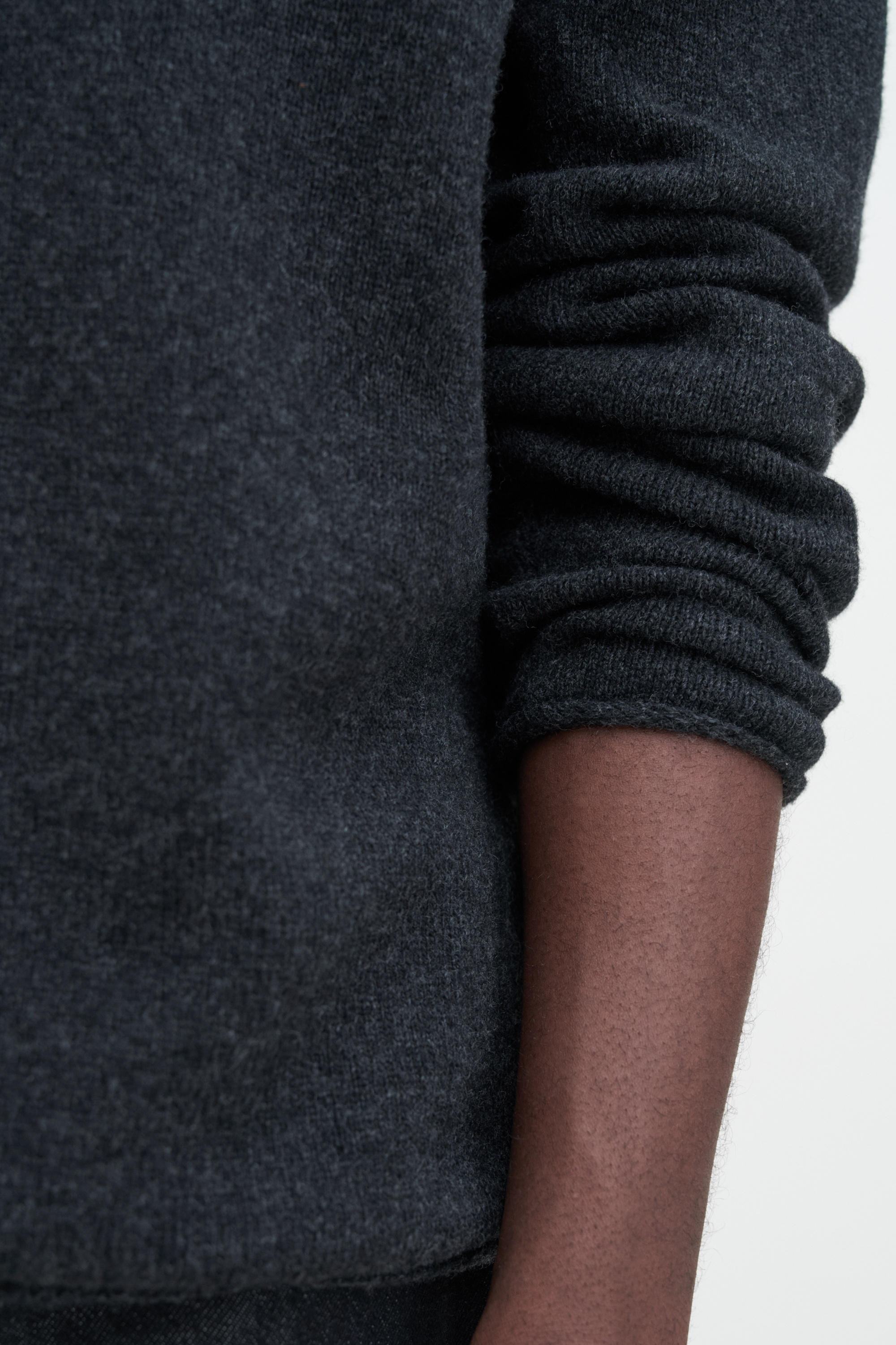 Filippa K Rolled Hem Sweater In Grey