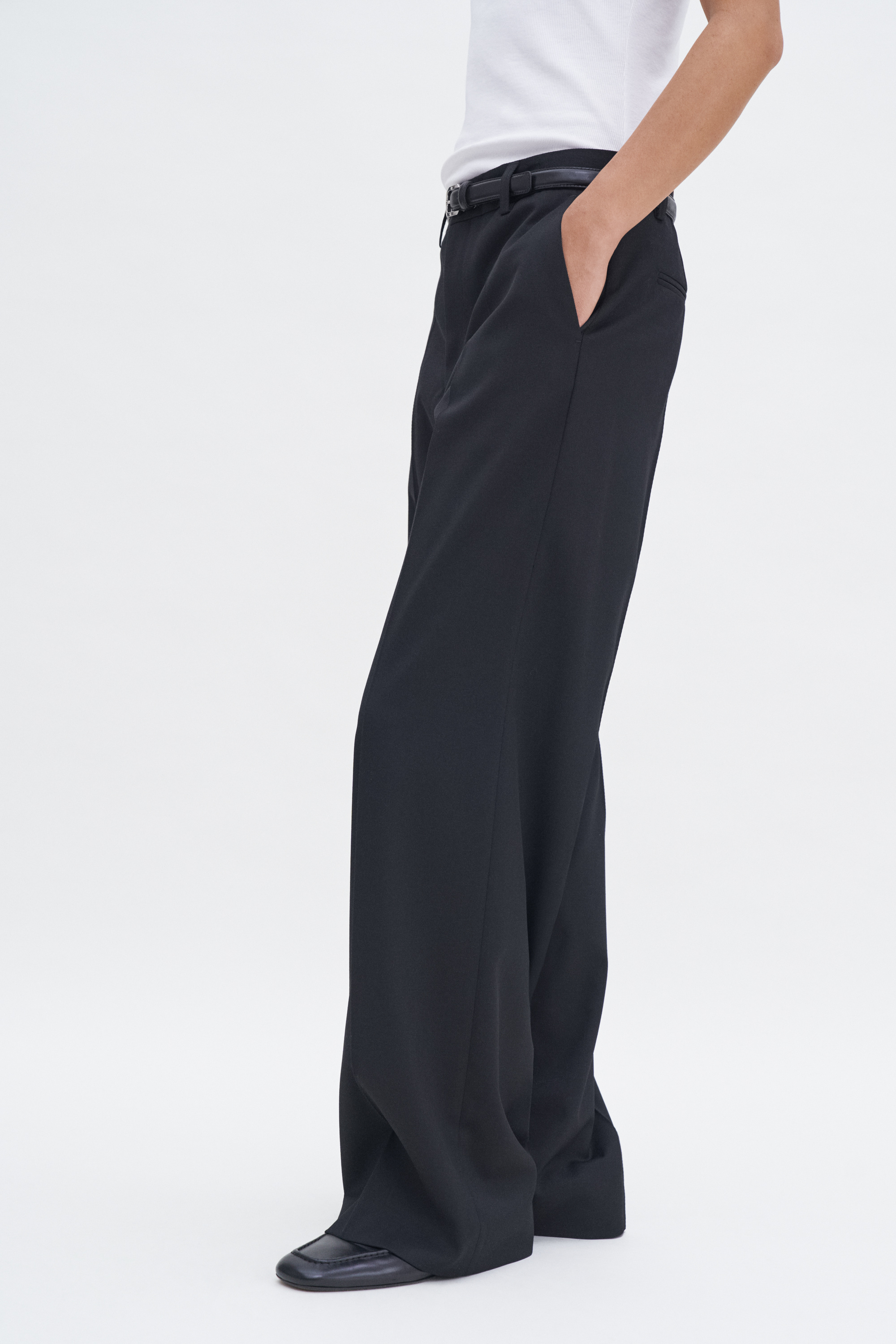 Filippa K Tailored Trousers In Black