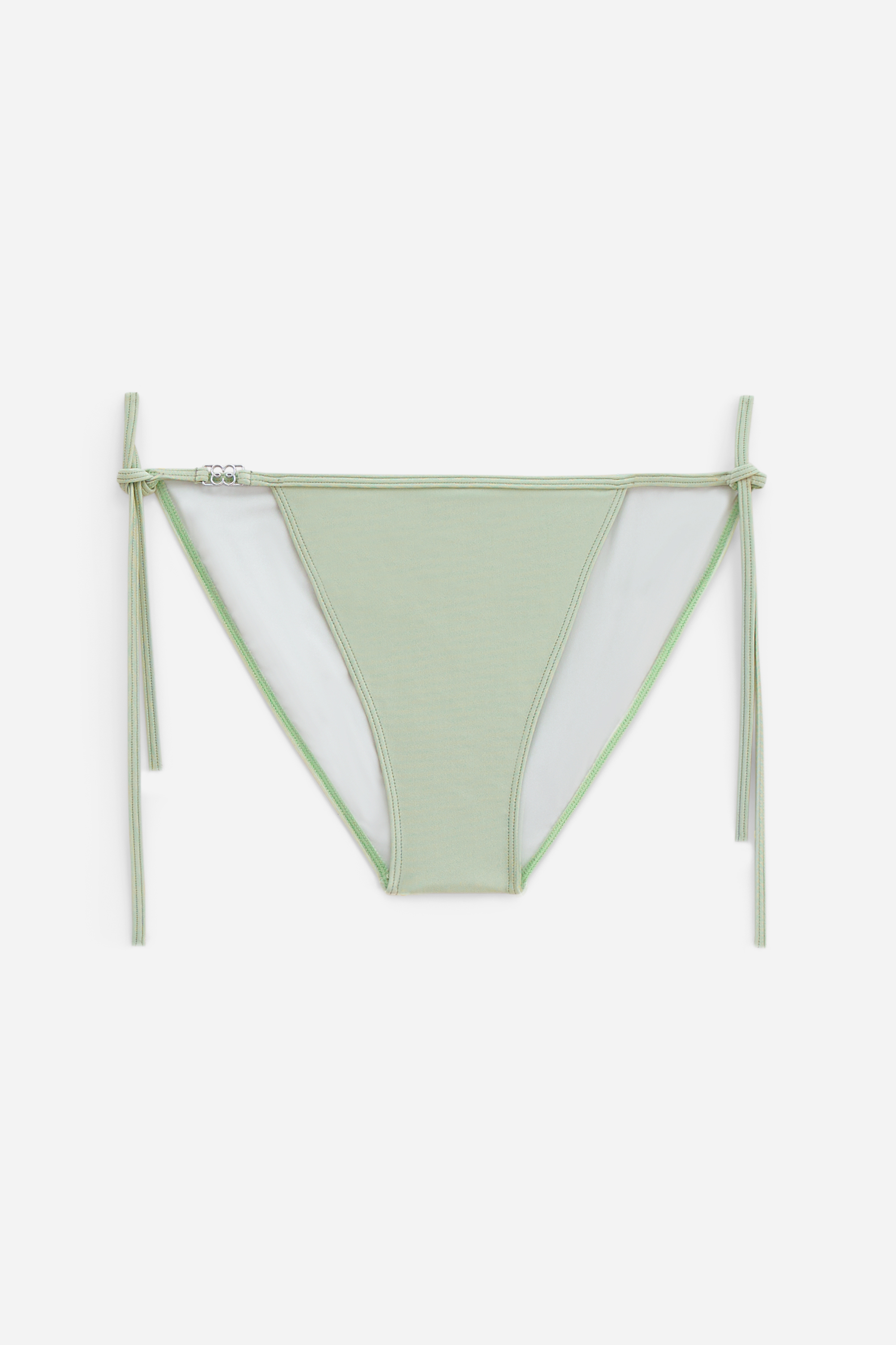 Shop Filippa K Tie Detail Bikini Bottom In Green