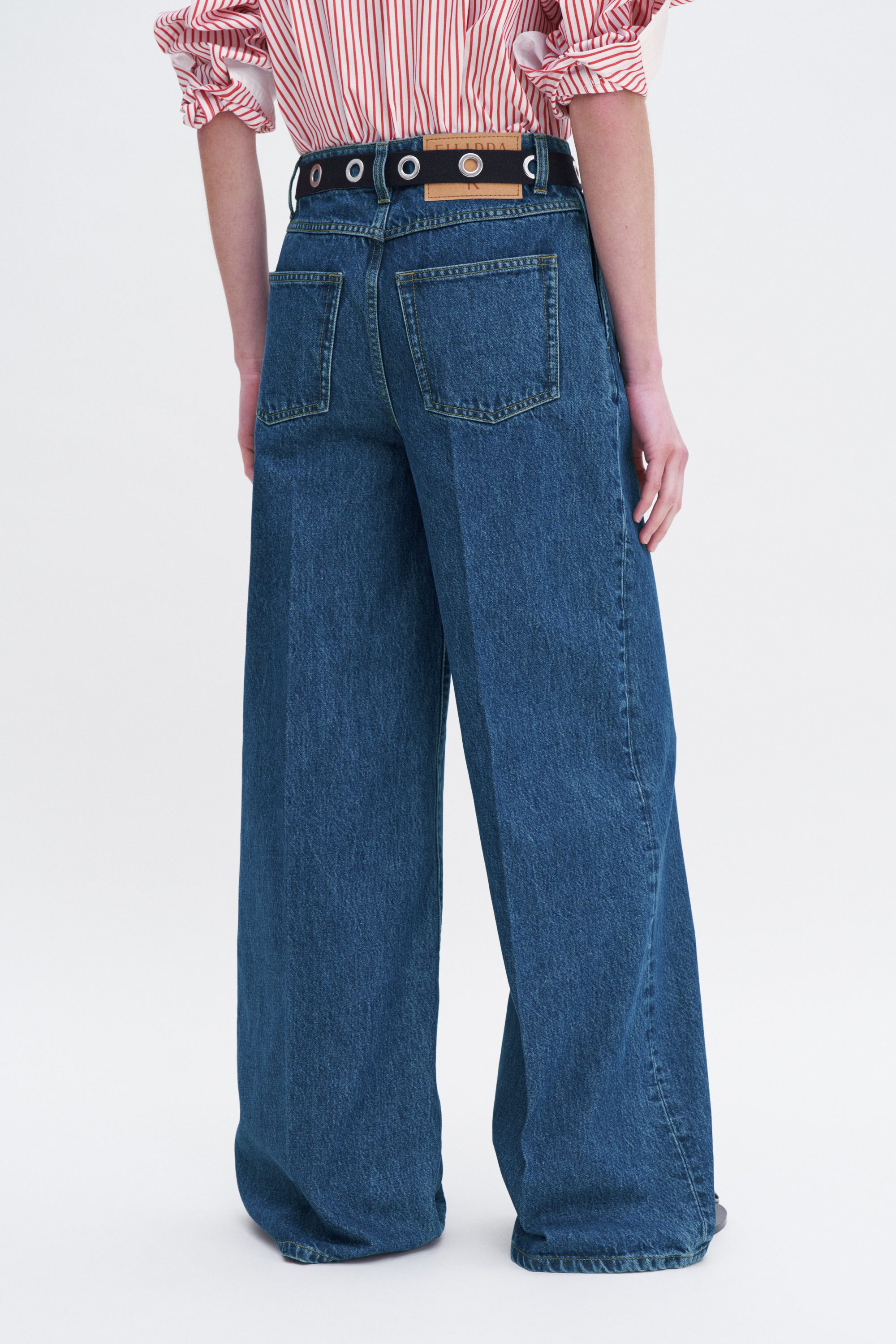 Filippa K Wide Leg Jean In Blue