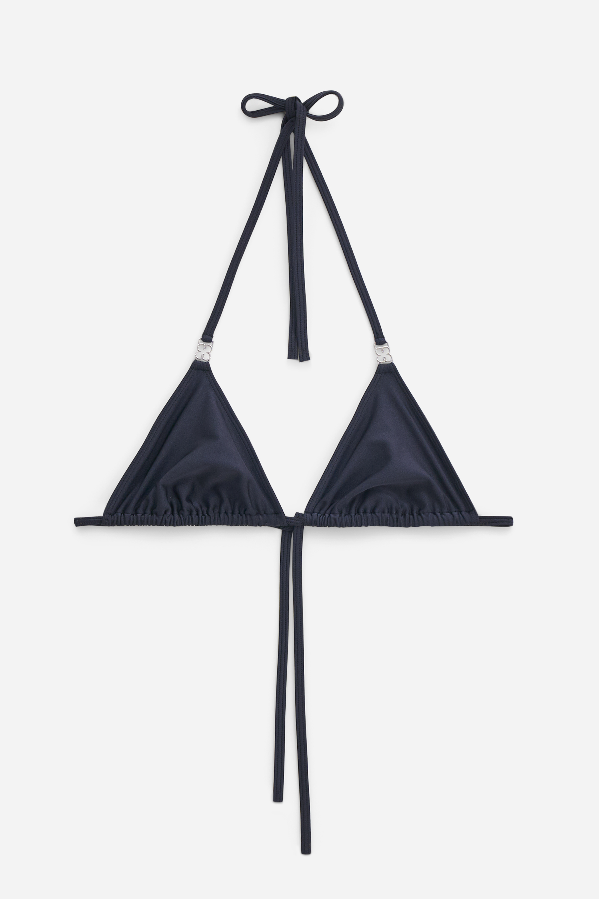 Filippa K Triangle Bikini Top In Black