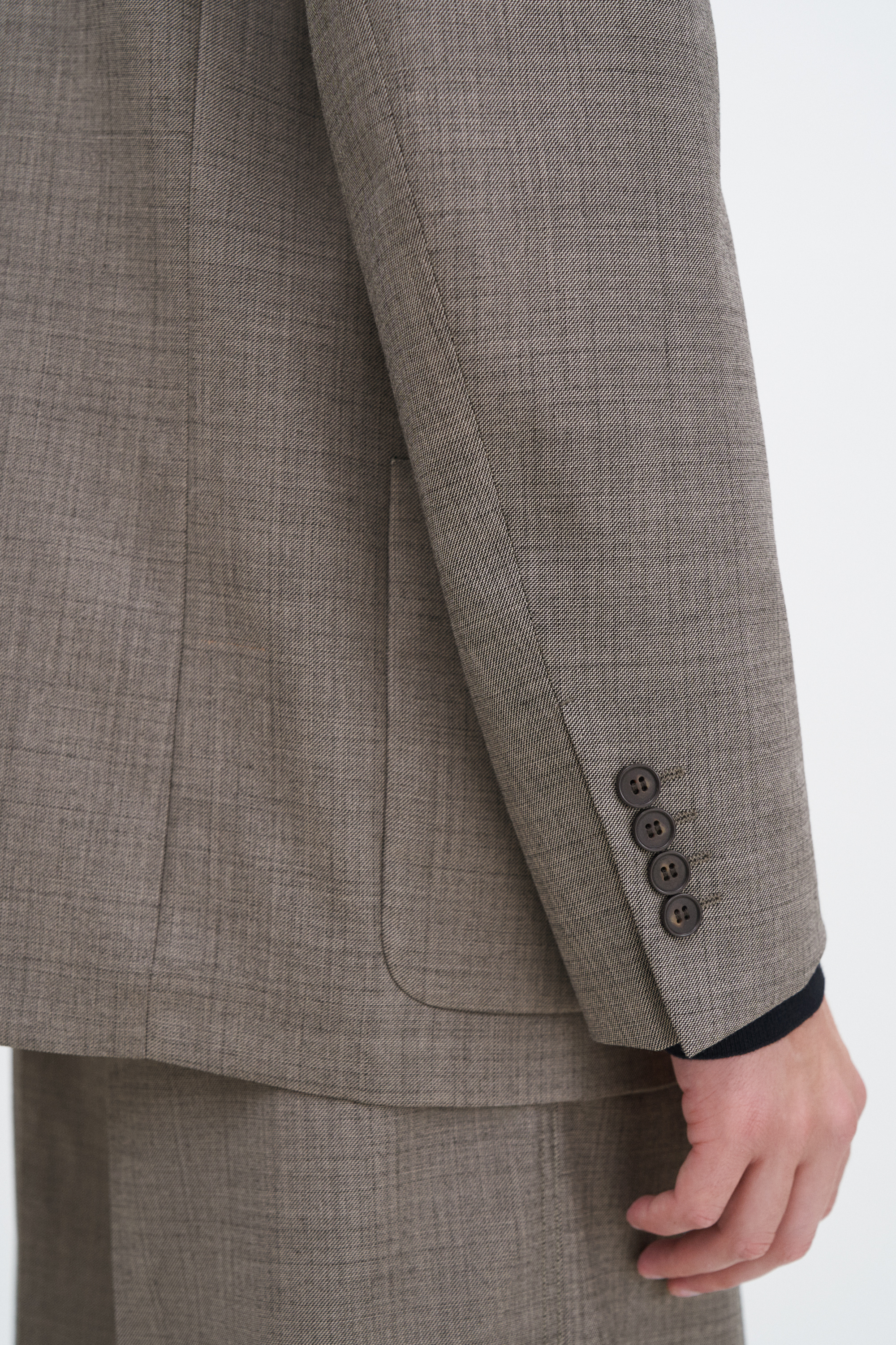 Filippa K Wool Blend Patch Pocket Blazer In Beige