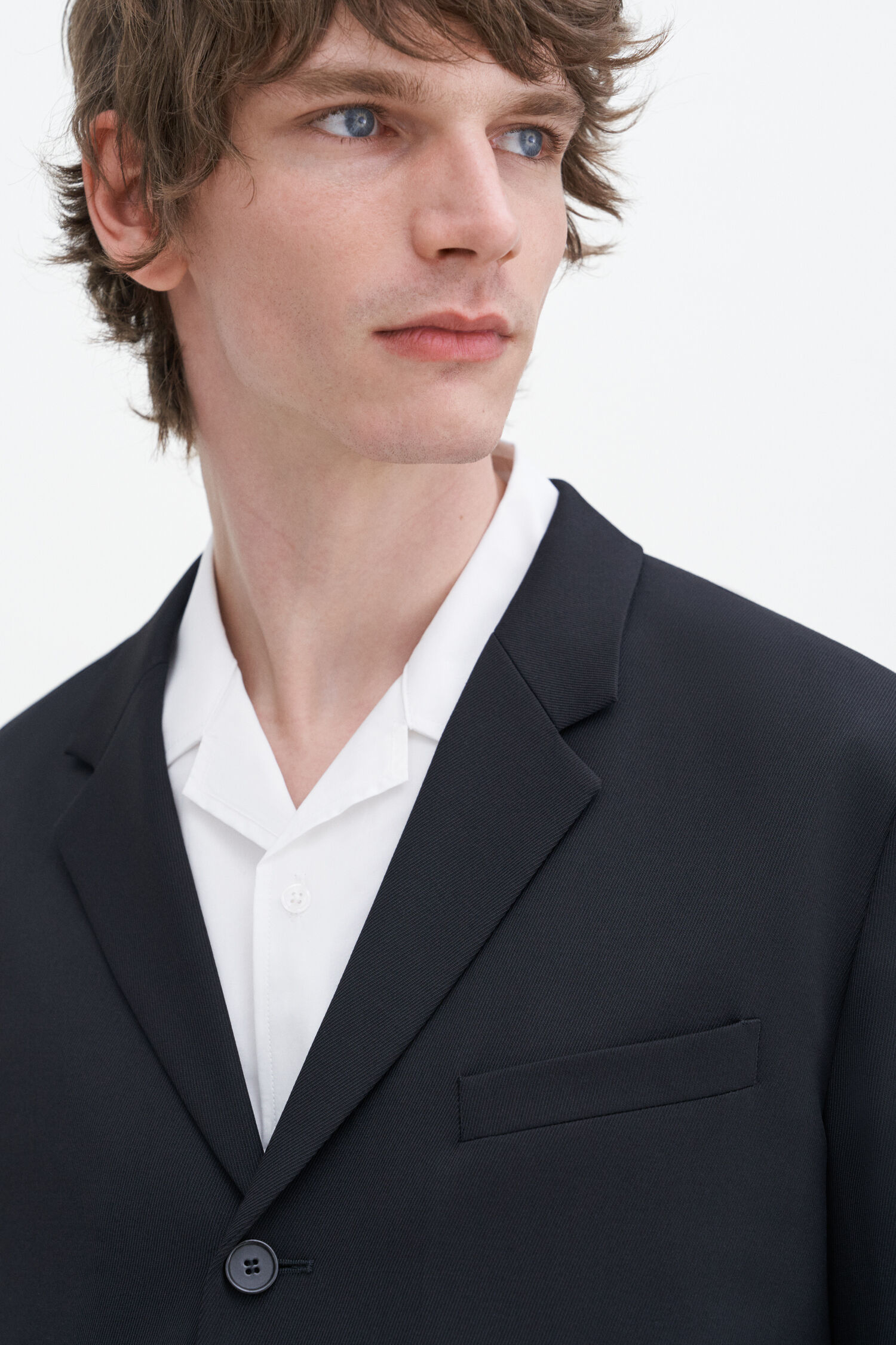 Filippa K Lightweight Twill Blazer In Black