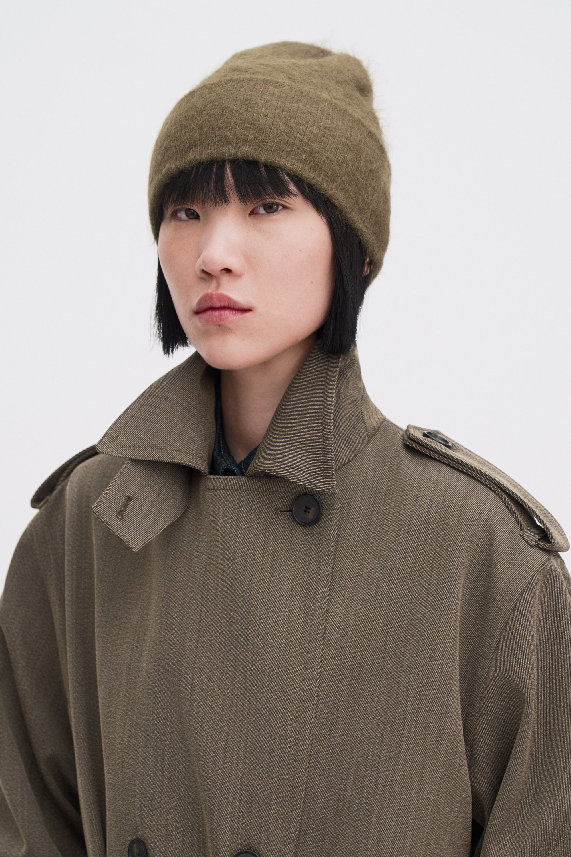 Filippa K Alpaca Hat In Green