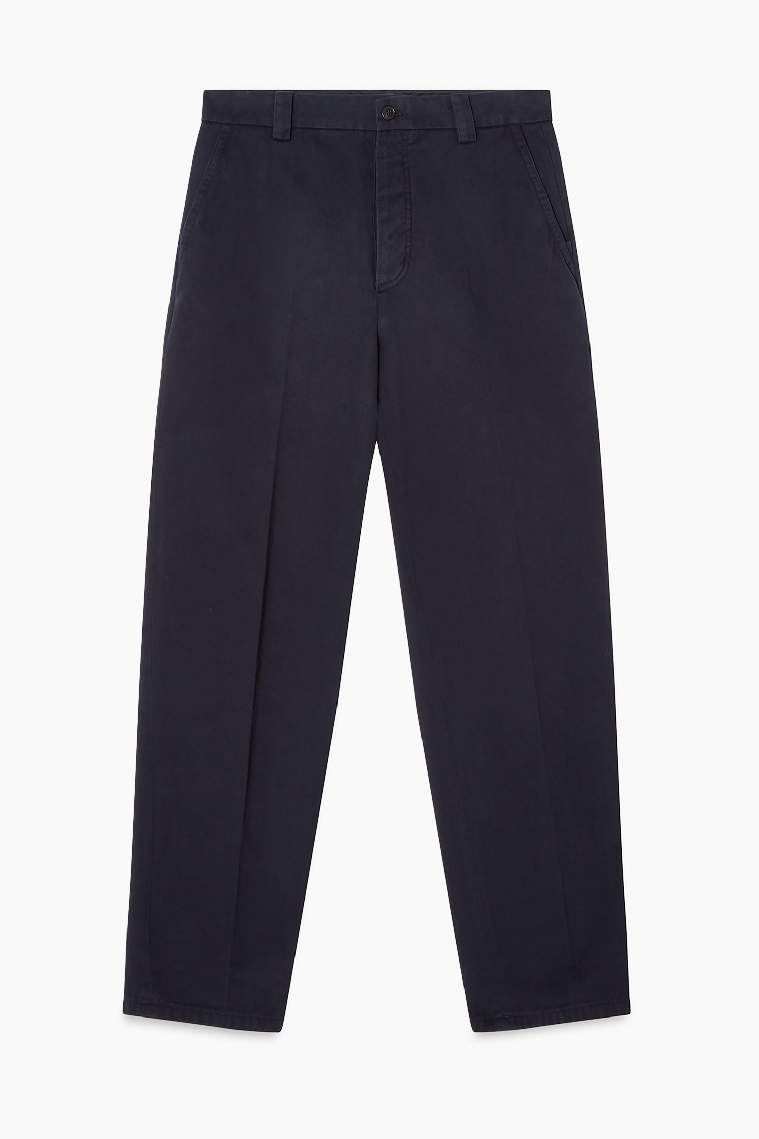 Filippa K Cotton Chino Trouser In Blue