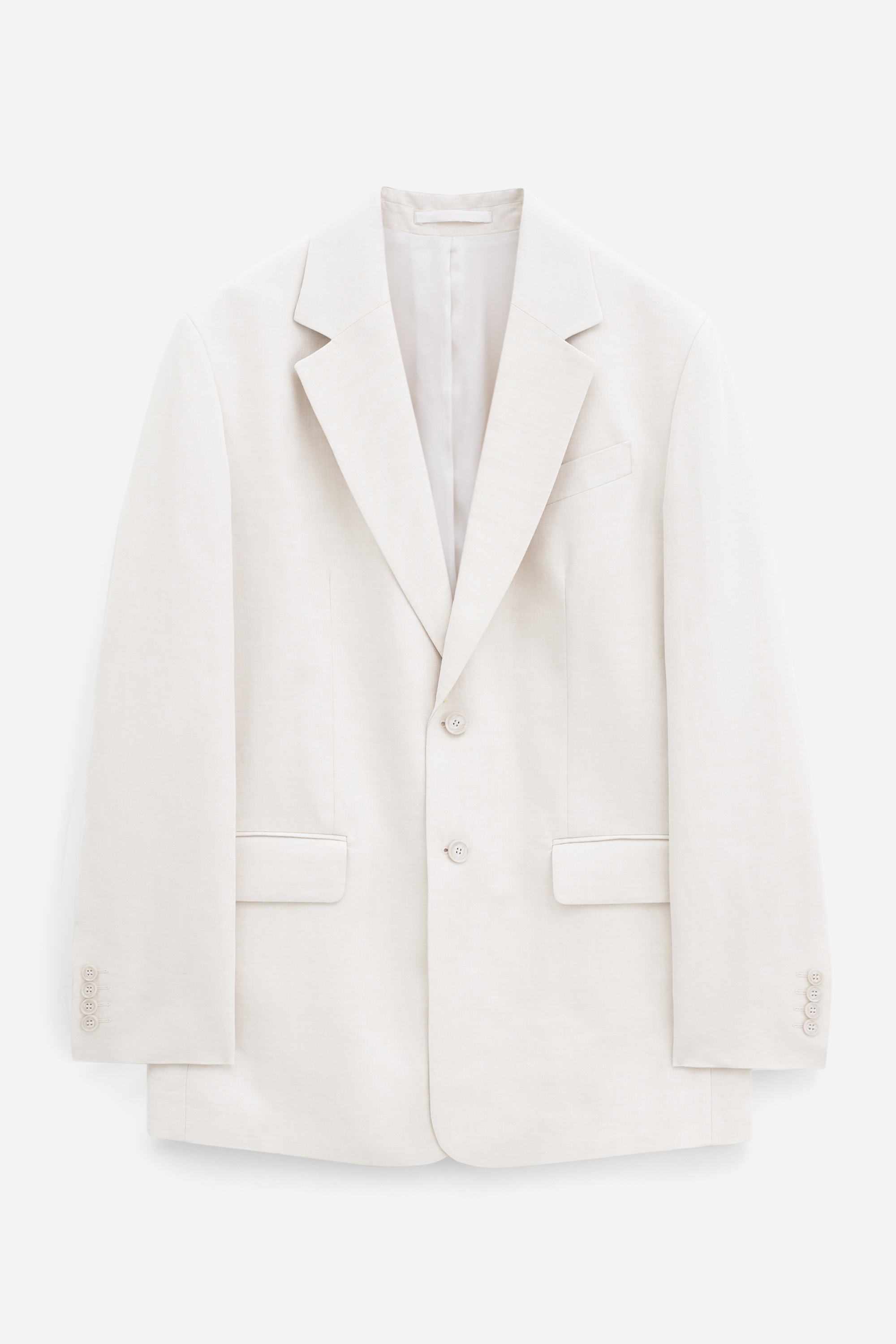 Filippa K Davina Cotton Linen Blazer In White