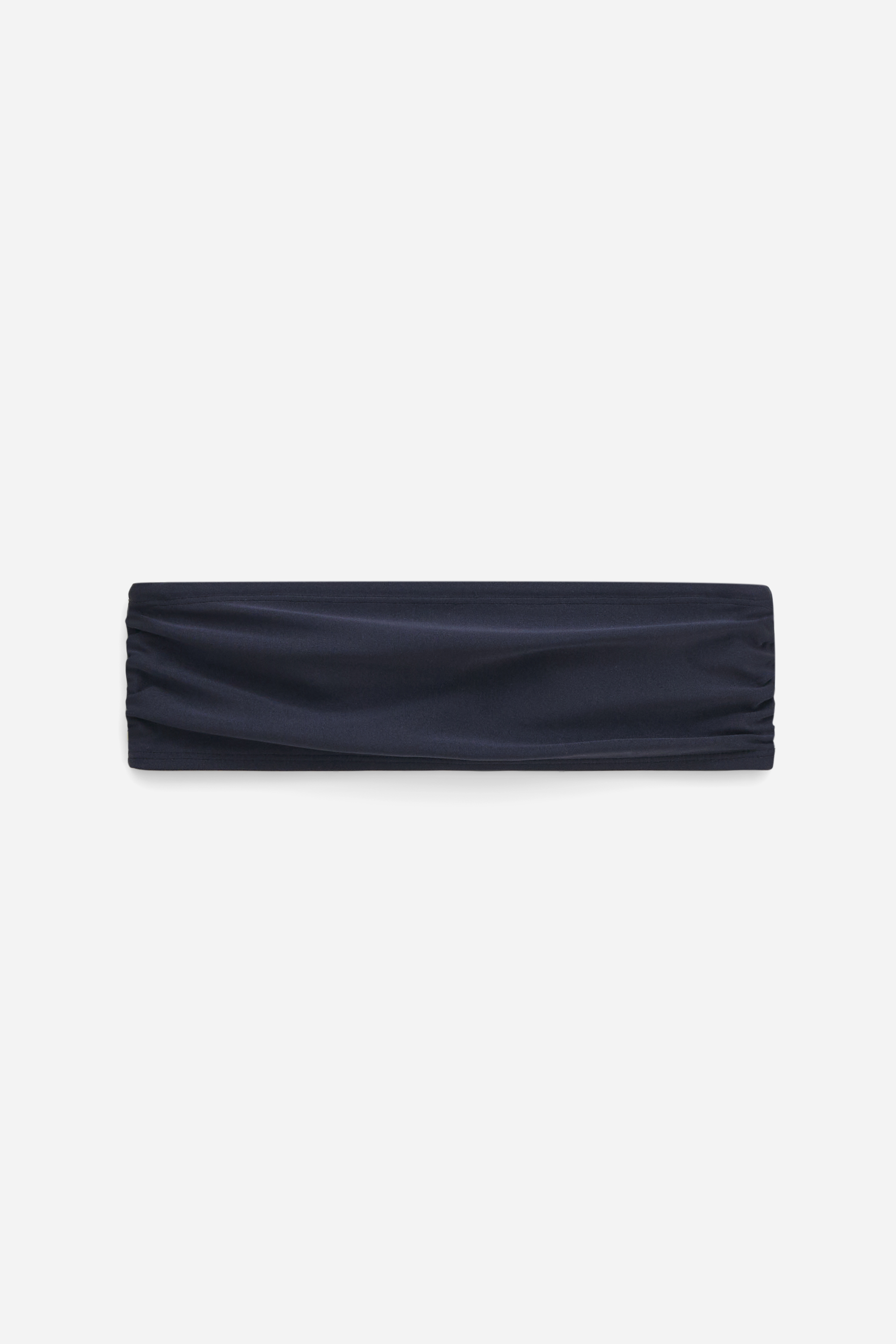 Shop Filippa K Shimmer Bandeau Bikini Top In Black