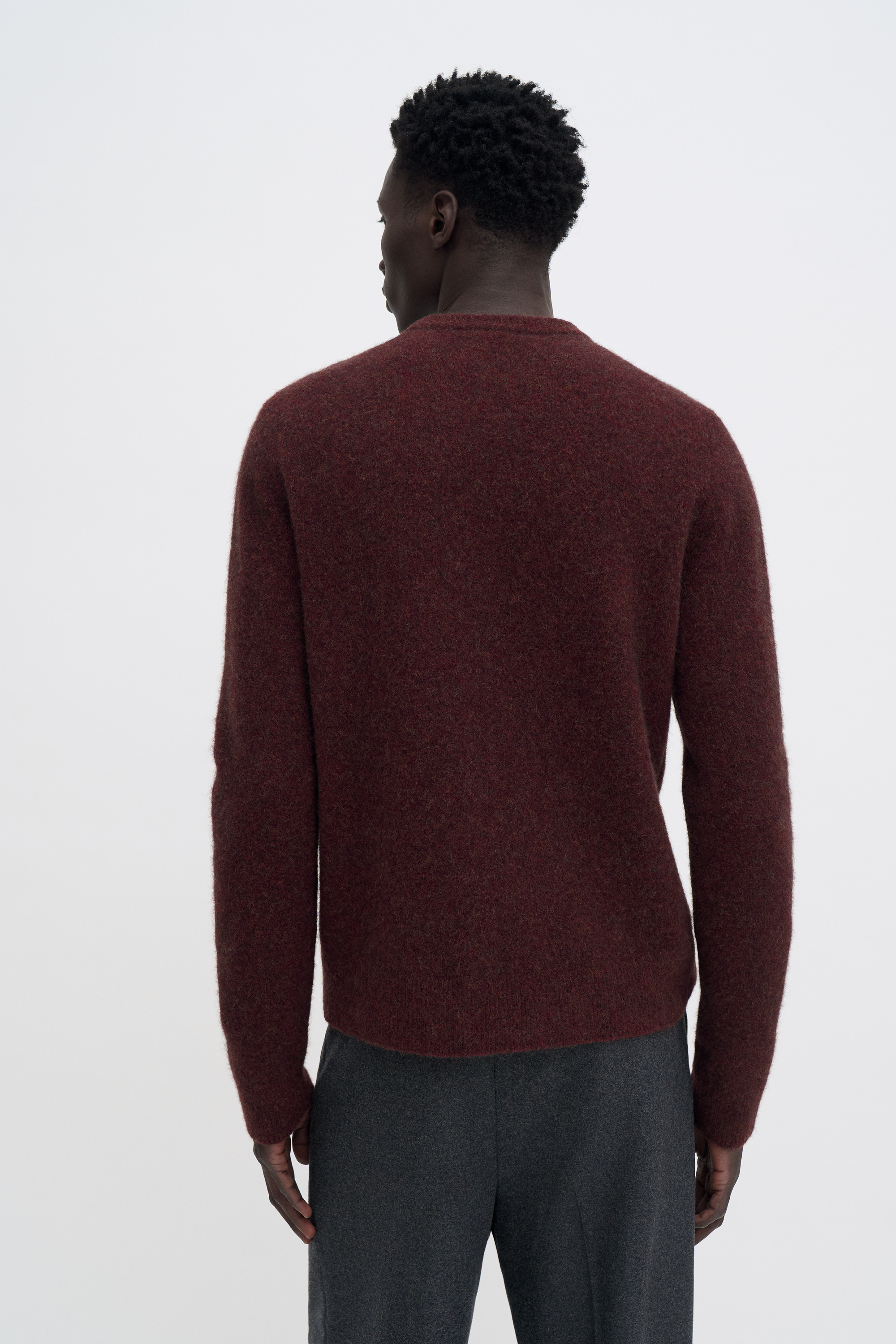 Filippa K Yak Sweater In Burgundy