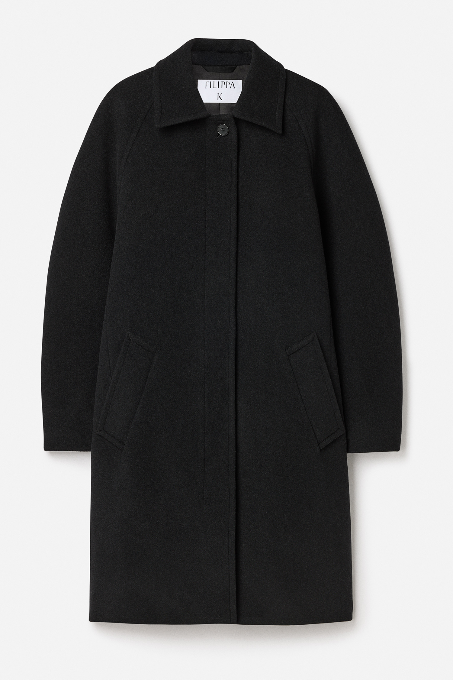 Filippa K Cocoon Coat In Black