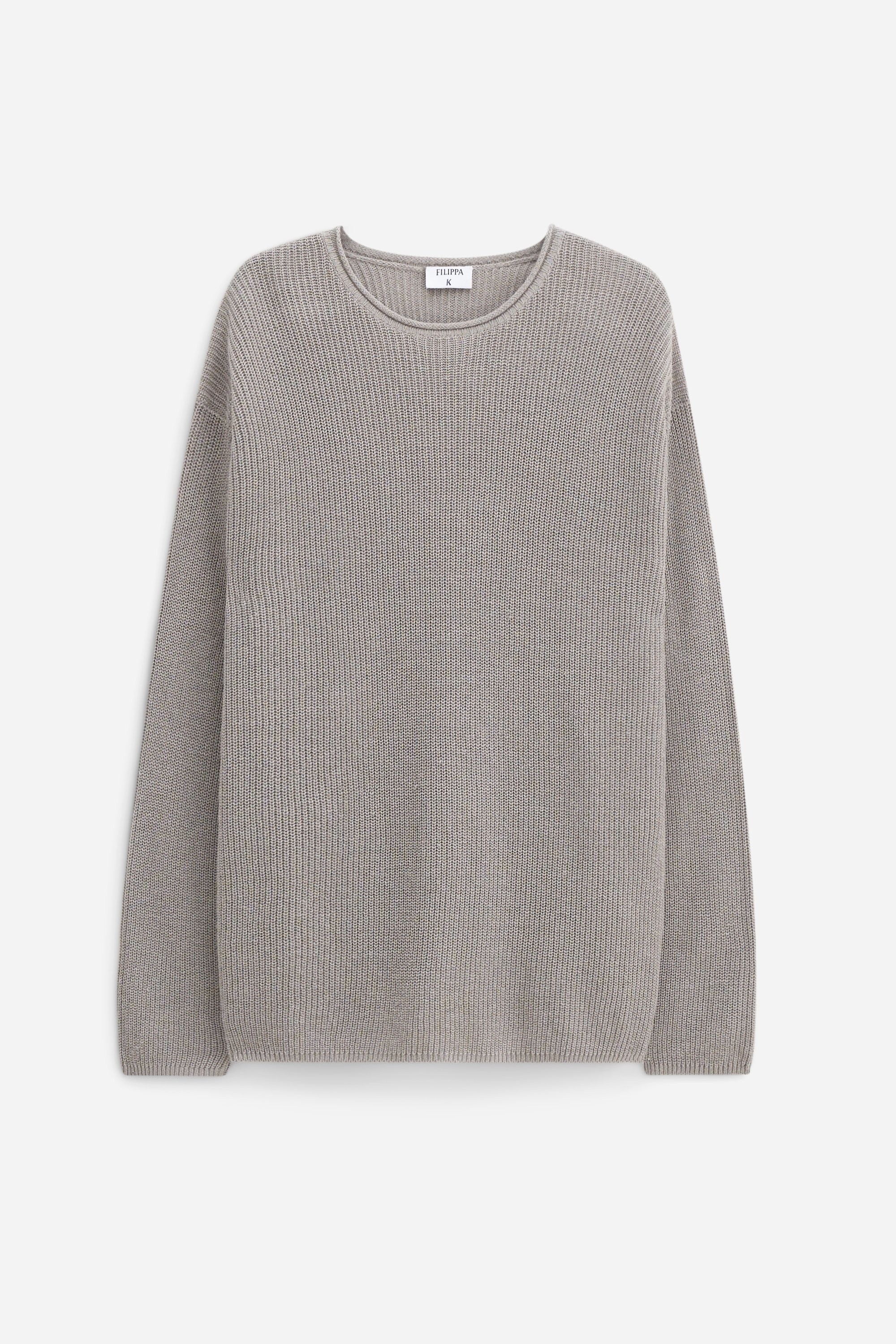 Filippa K Relaxed Linen Sweater In Grey