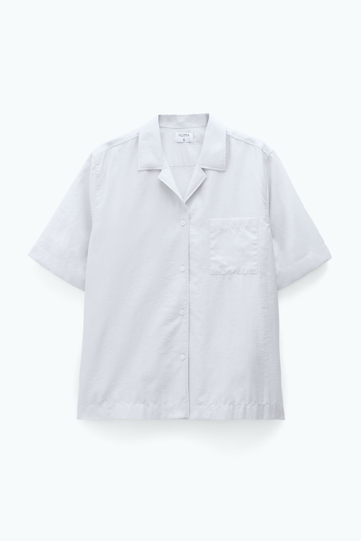 Shop Filippa K Short Sleeve Shirt In Grey