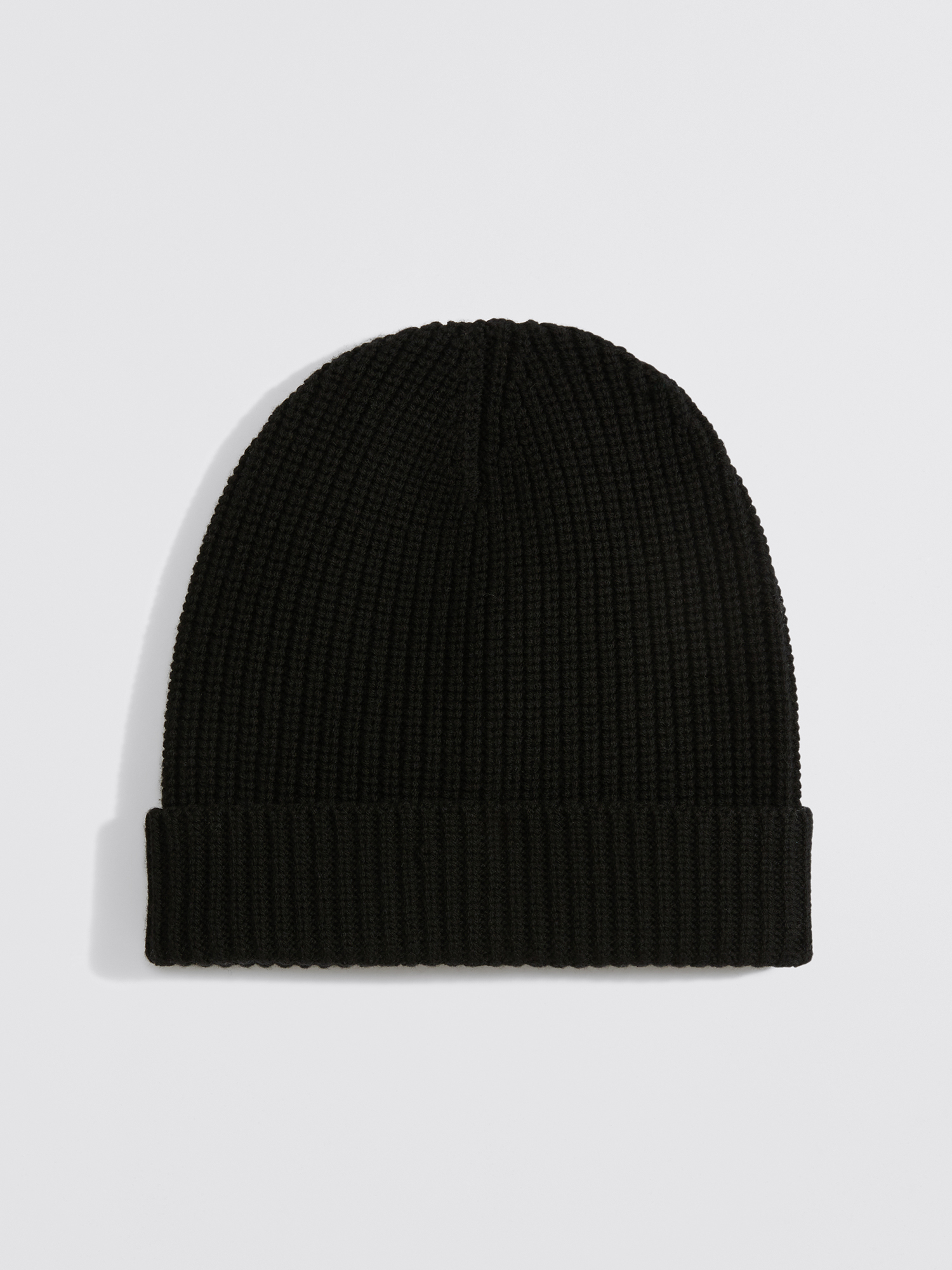 Shop Filippa K Merino Rib Hat In Black
