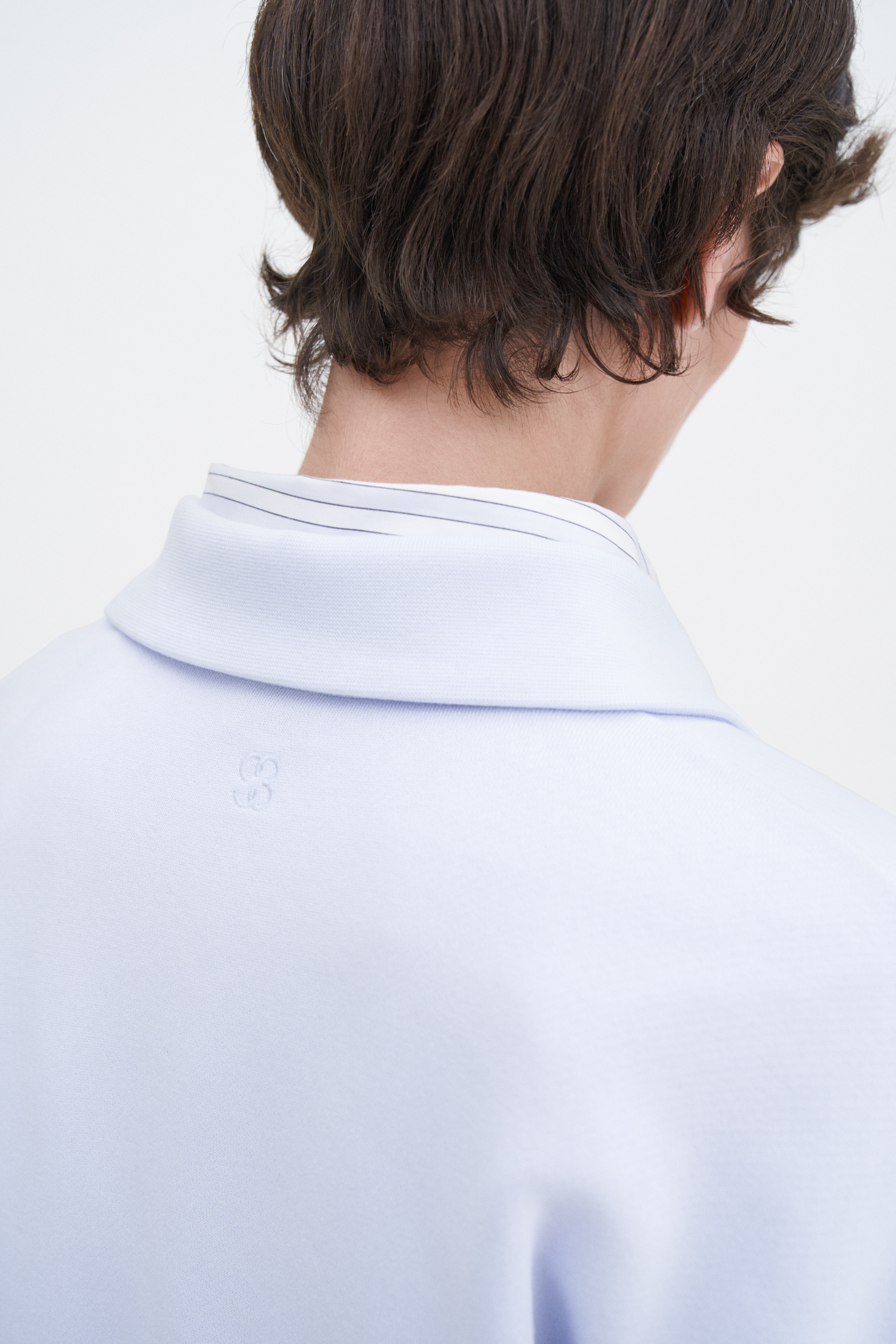 Shop Filippa K Polo Sweatshirt In Blue
