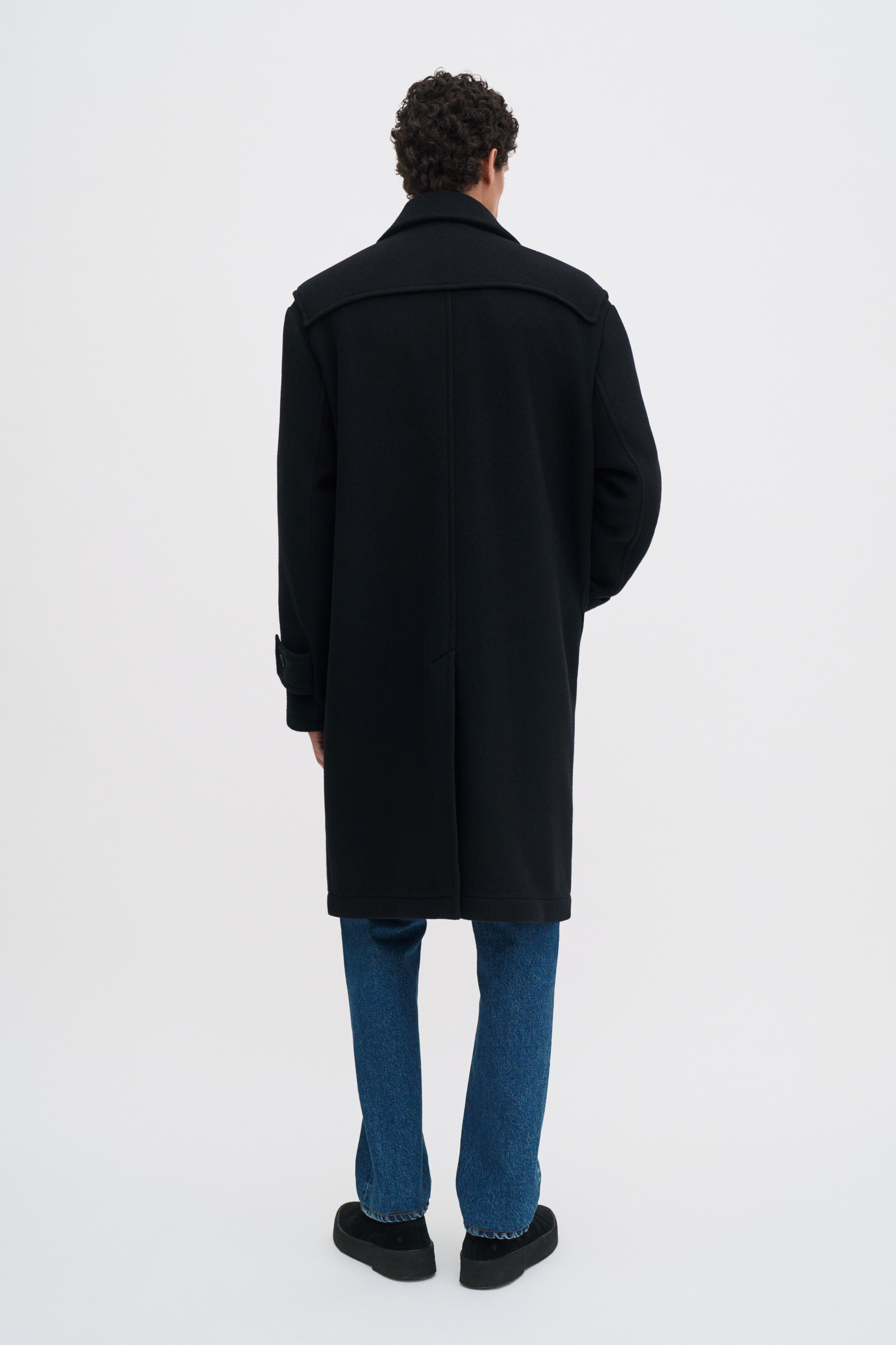 Filippa K Monty Duffle Coat In Black