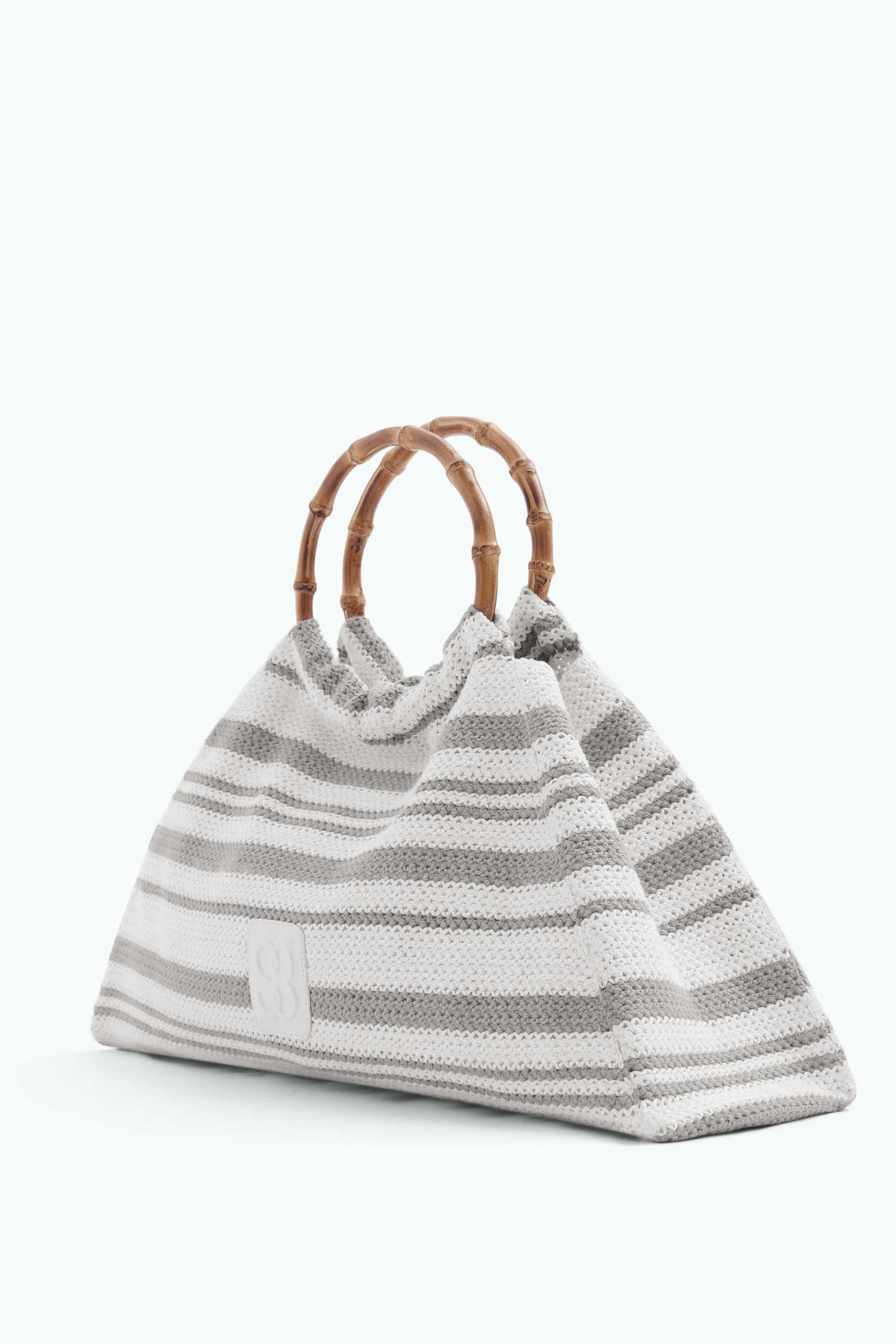 Filippa K The Bamboo Crochet Bag In Green