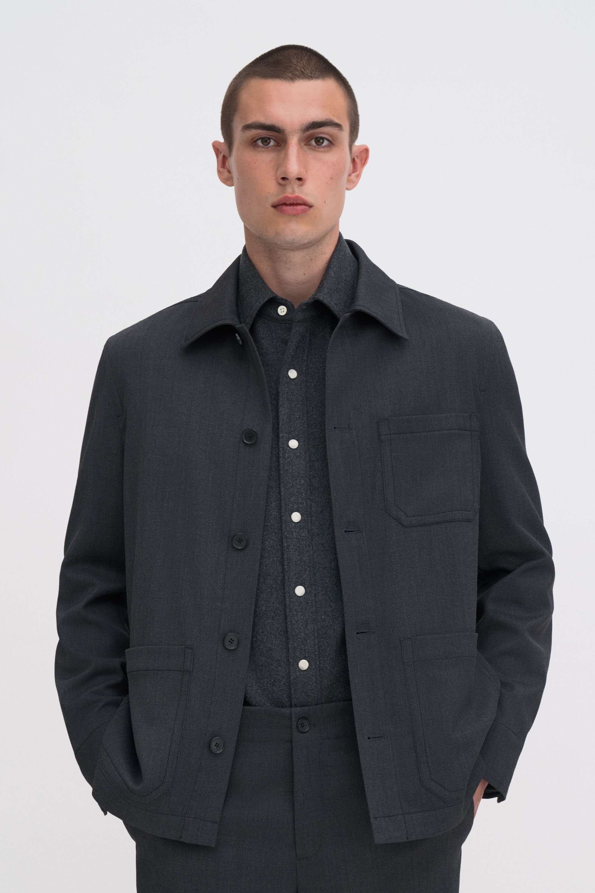 Filippa K Taylor Jacket In Gray