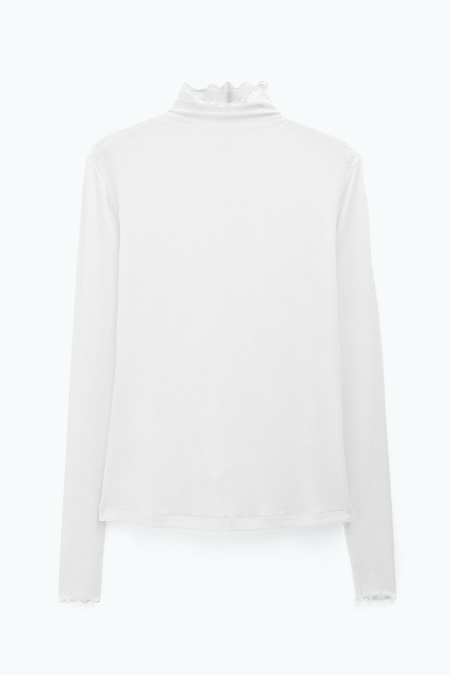 FILIPPA K SHEER WOOL MOCK TOP