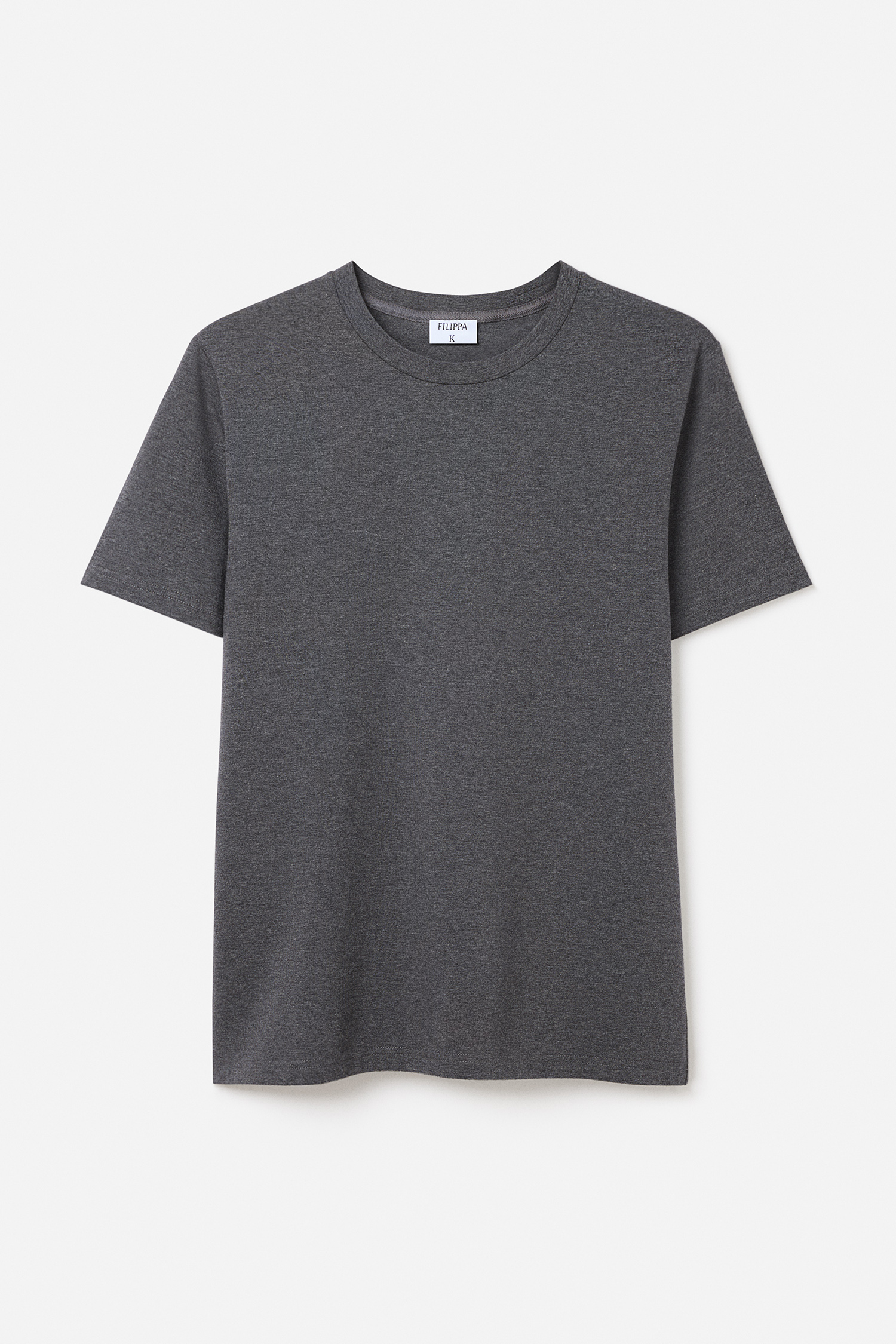 Filippa K Stretch Cotton Tee In Gray