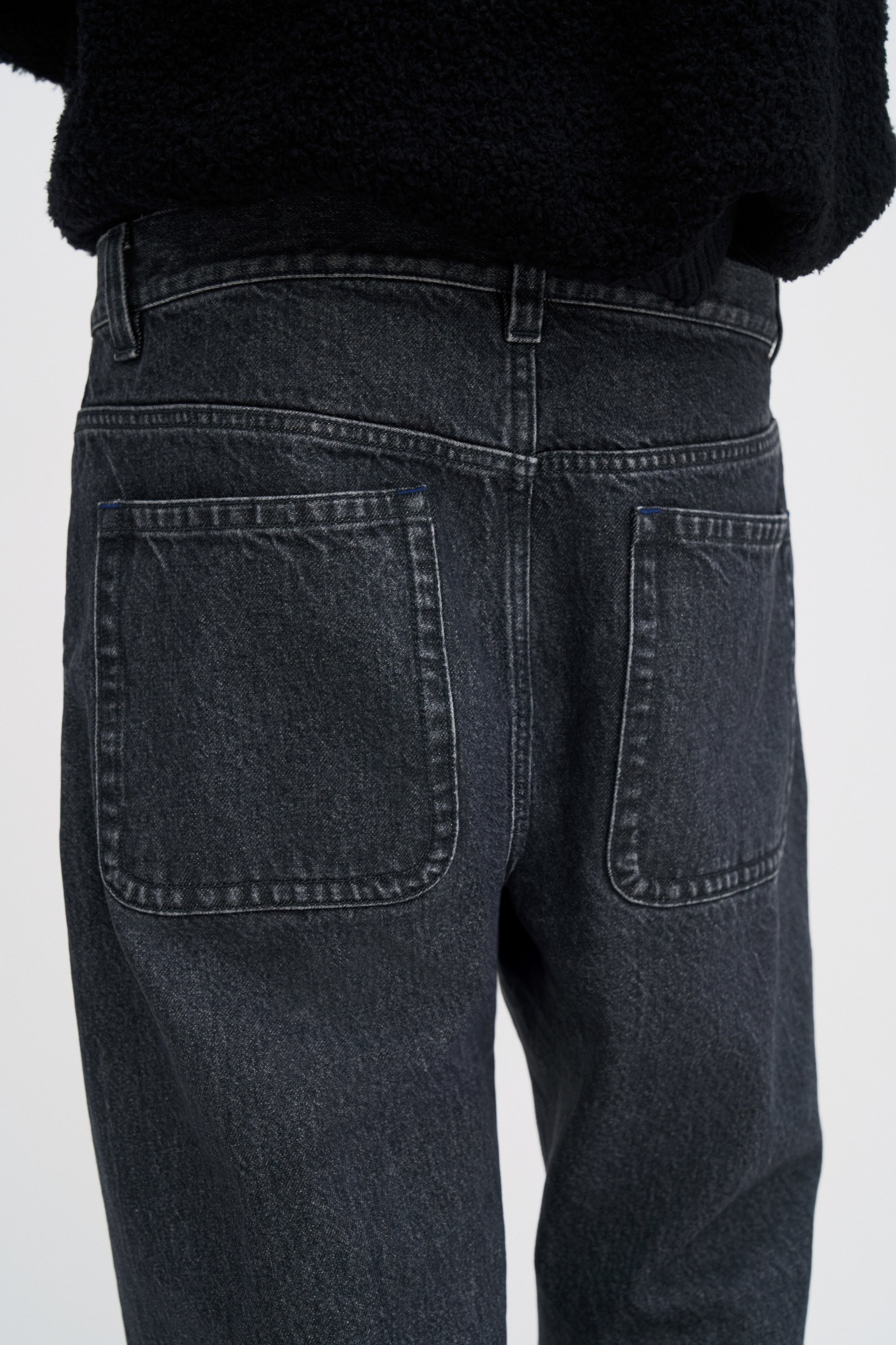 Filippa K Denim Work Jeans In Black