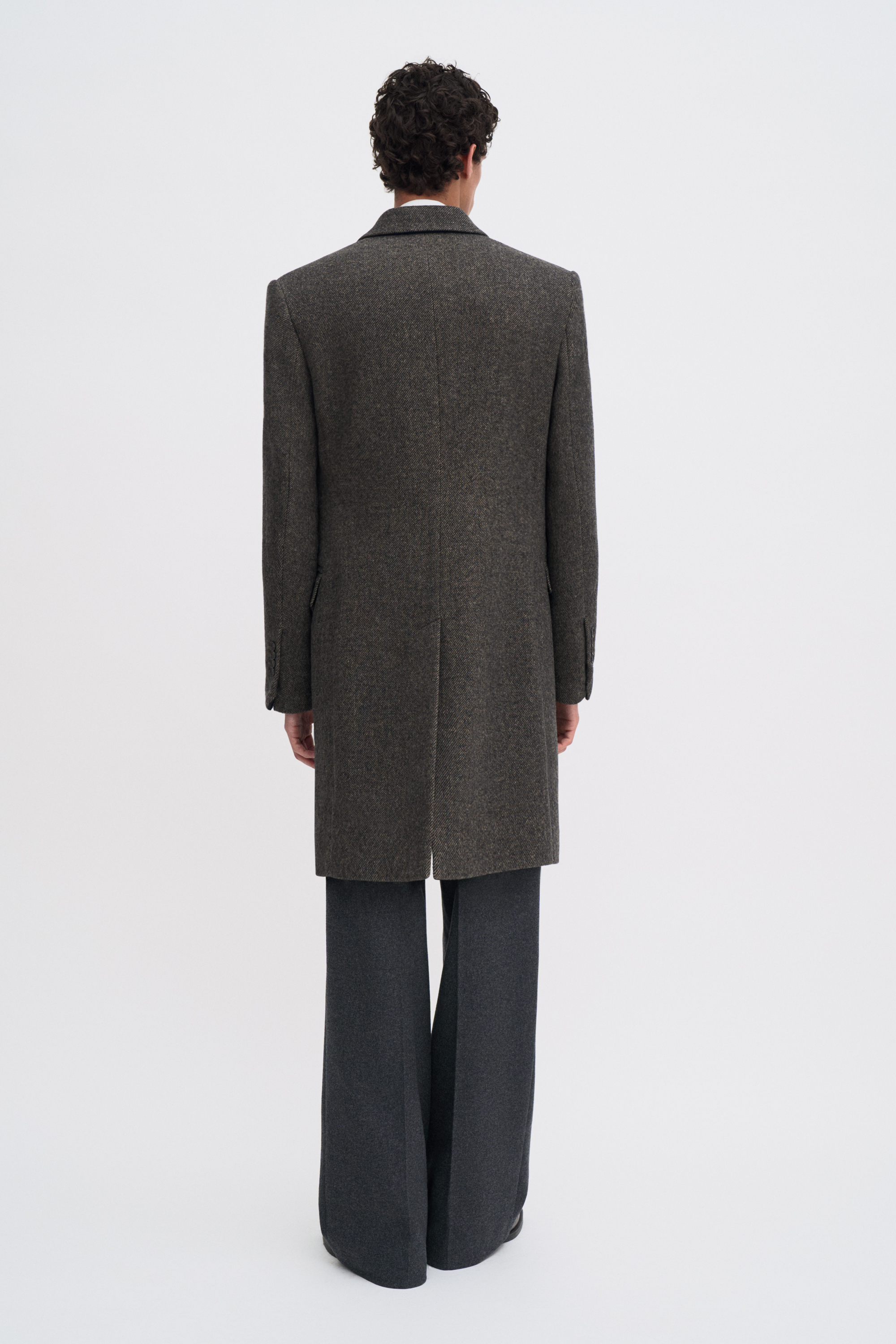 Filippa K William Twill Coat In Brown