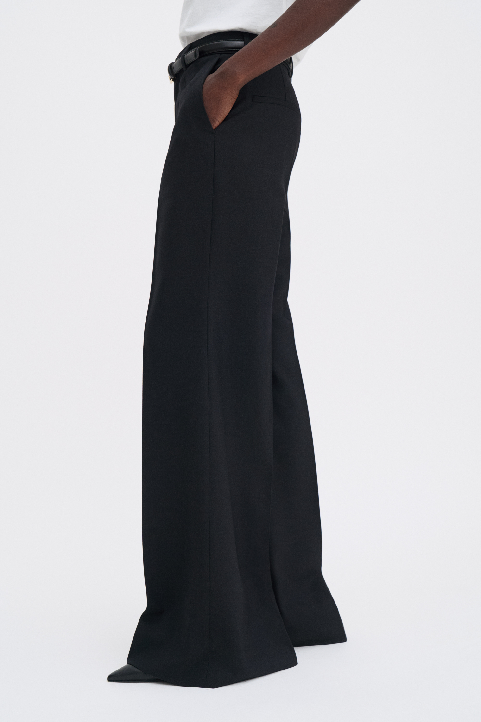 Filippa K Dionne Flare Trousers In Black