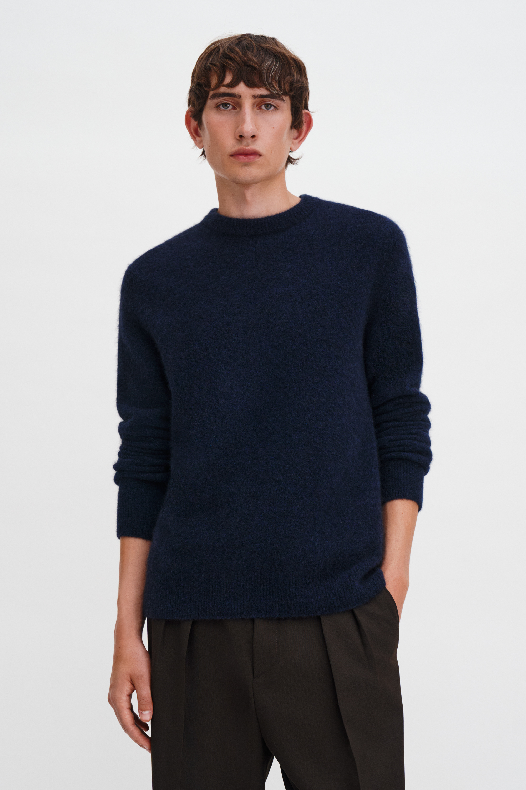 Filippa K Yak Sweater In Blue